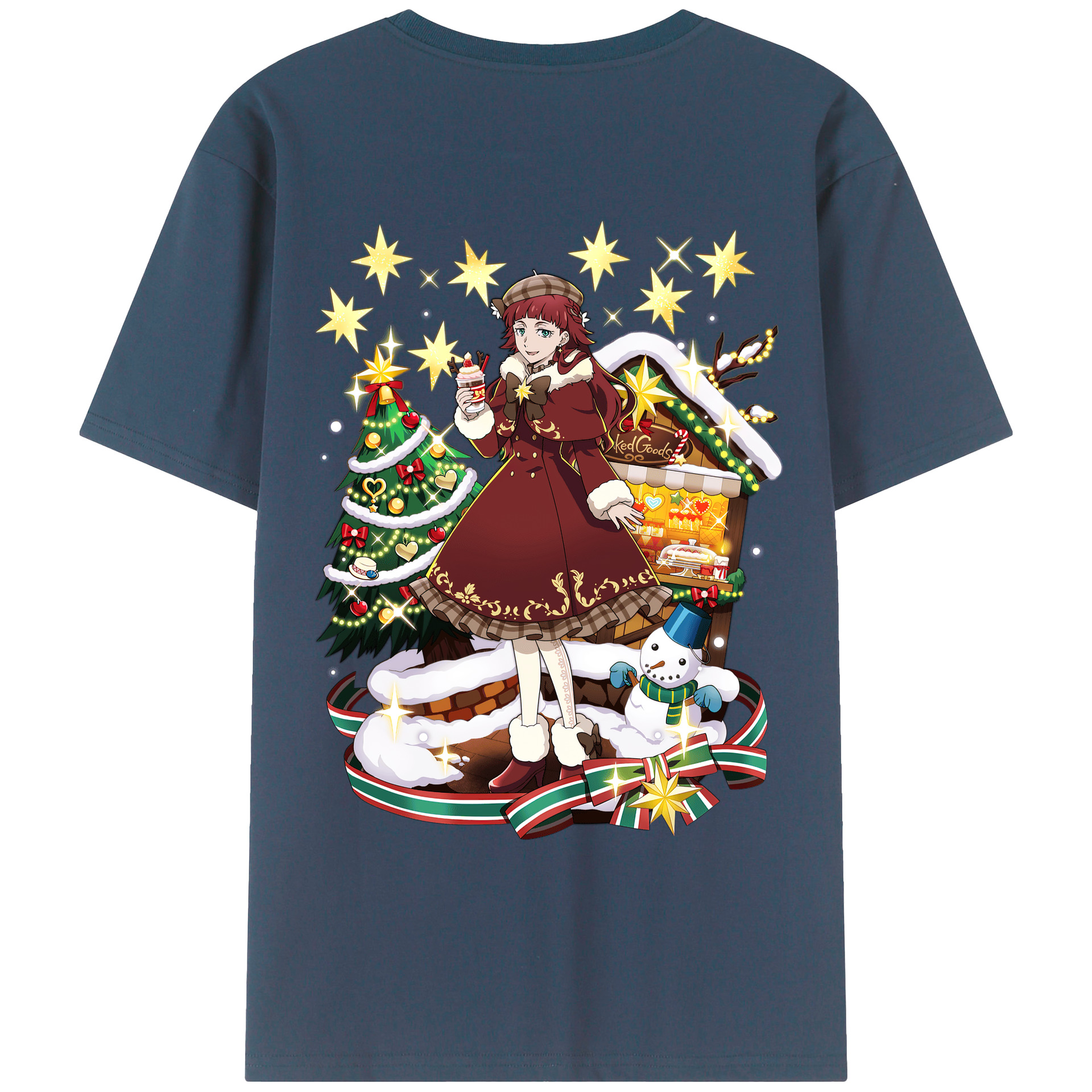 （画像用） 文豪ストレイドッグス Bungo Stray Dogs 綿100％ メンズ半袖Tシャツ（バックプリント） 通気性