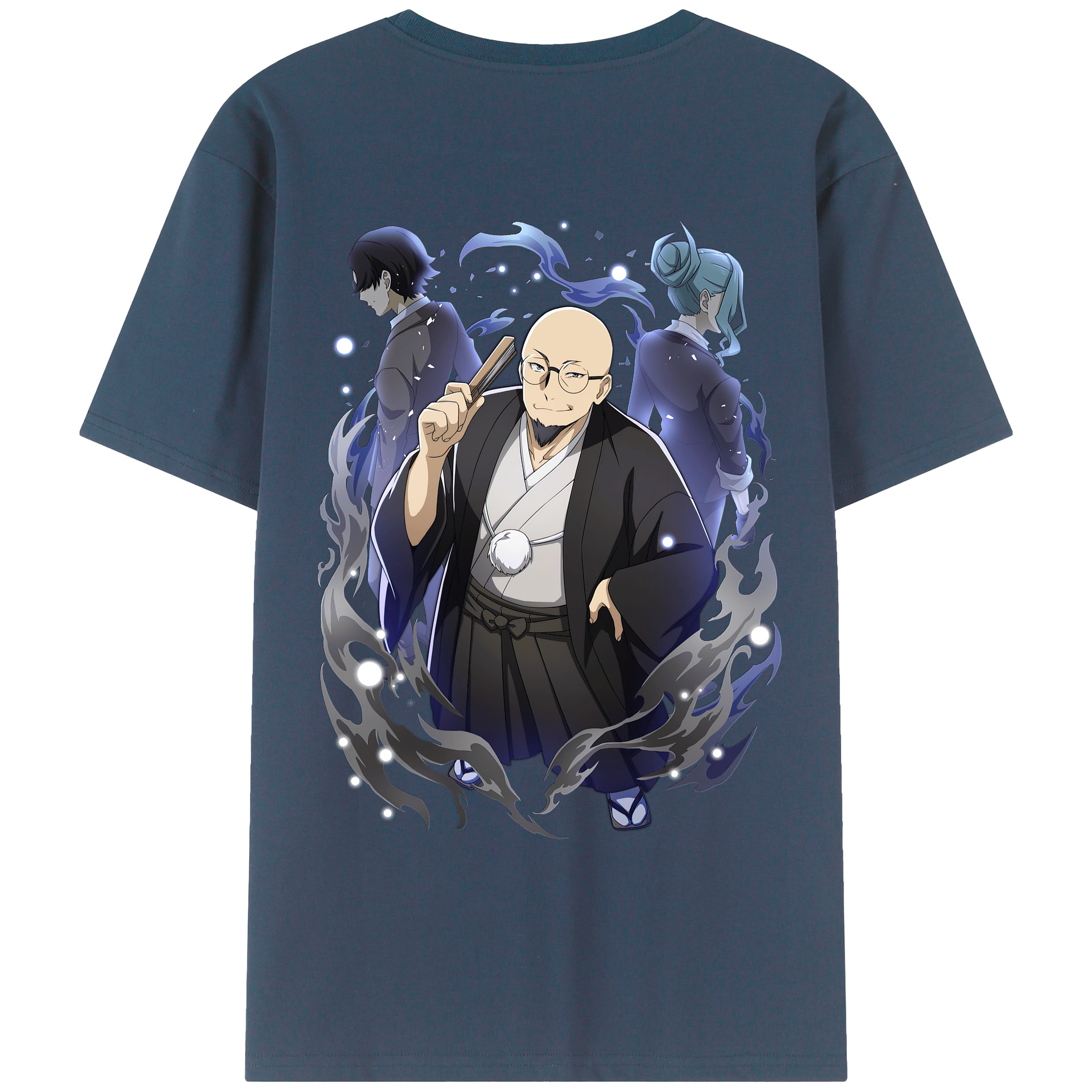 （画像用） 文豪ストレイドッグス Bungo Stray Dogs 綿100％ メンズ半袖Tシャツ（バックプリント） 通気性