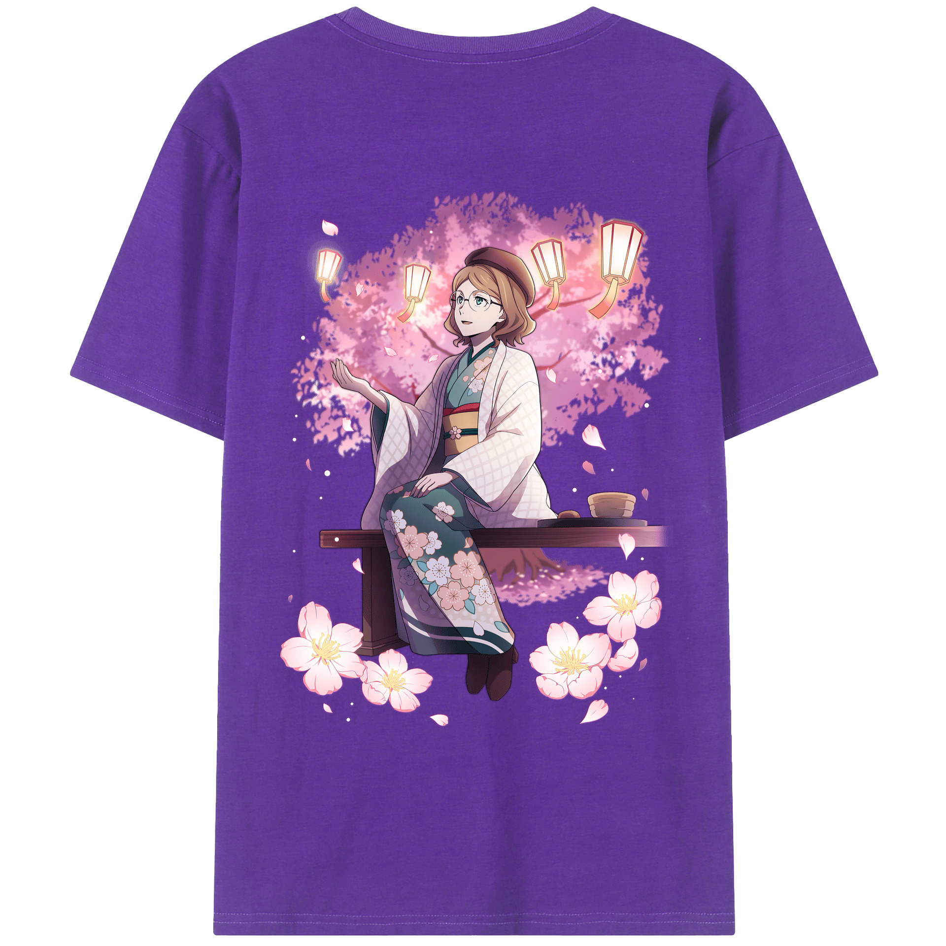 （画像用） 文豪ストレイドッグス Bungo Stray Dogs 綿100％ メンズ半袖Tシャツ（バックプリント） 通気性