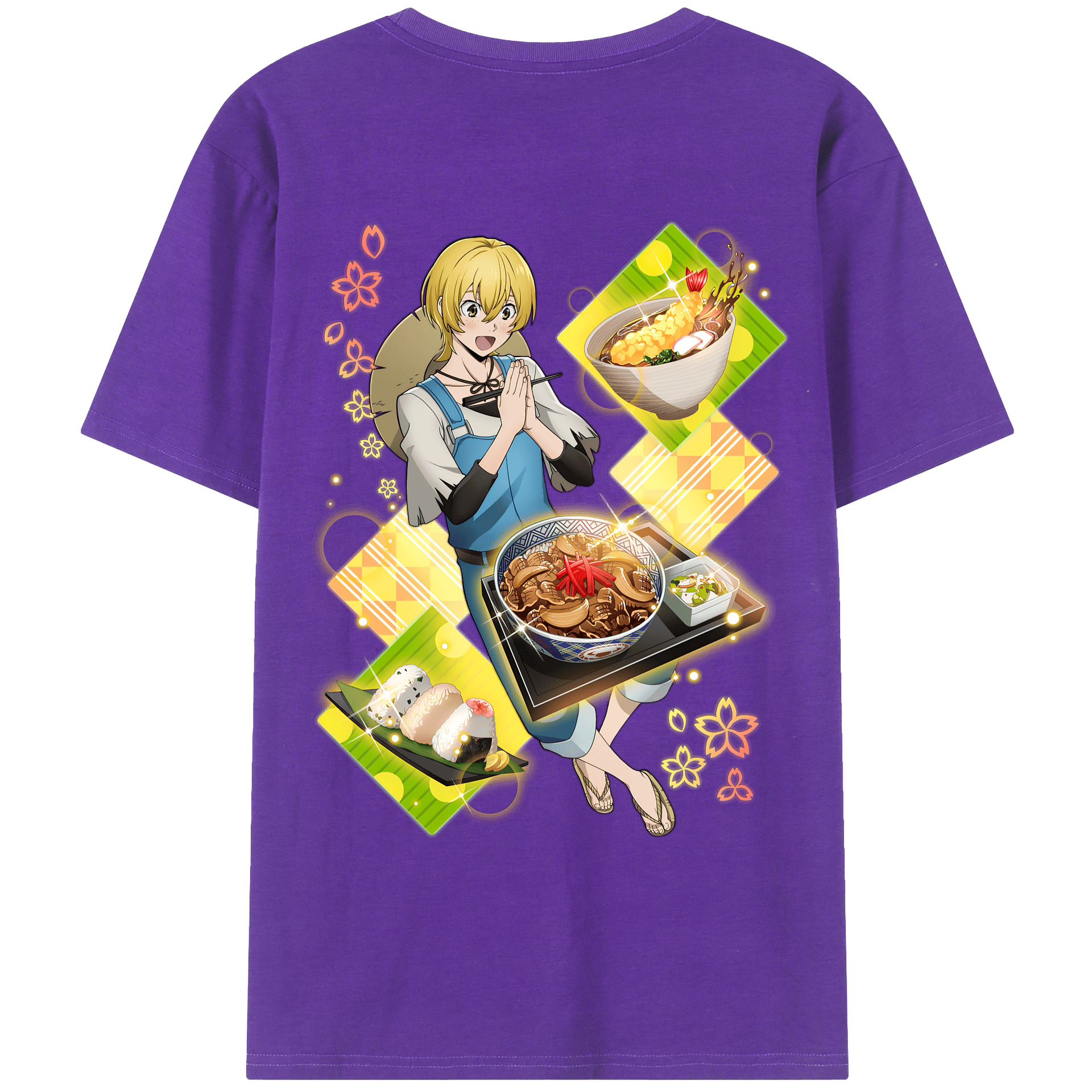 （画像用） 文豪ストレイドッグス Bungo Stray Dogs 綿100％ メンズ半袖Tシャツ（バックプリント） 通気性