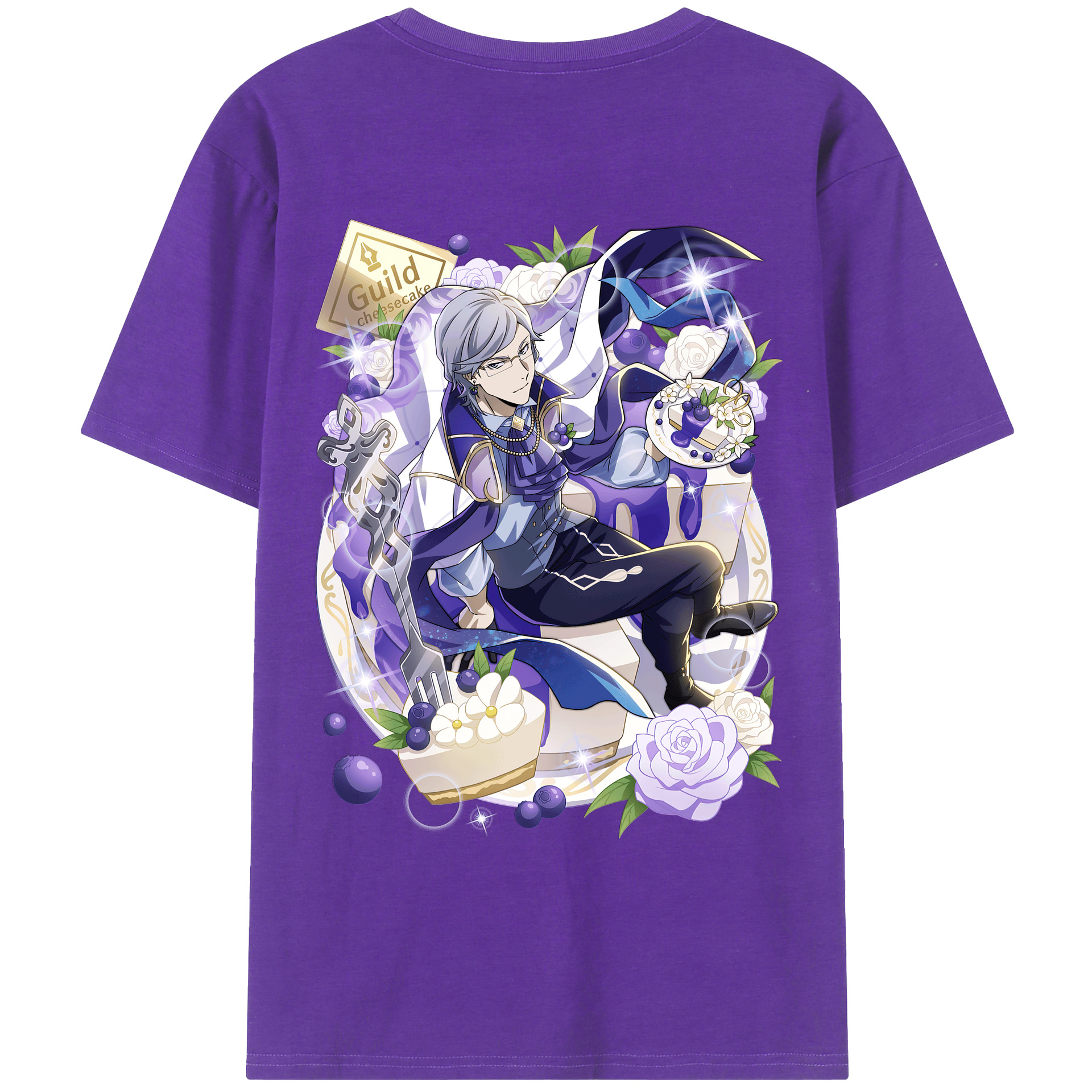 （画像用） 文豪ストレイドッグス Bungo Stray Dogs 綿100％ メンズ半袖Tシャツ（バックプリント） 通気性