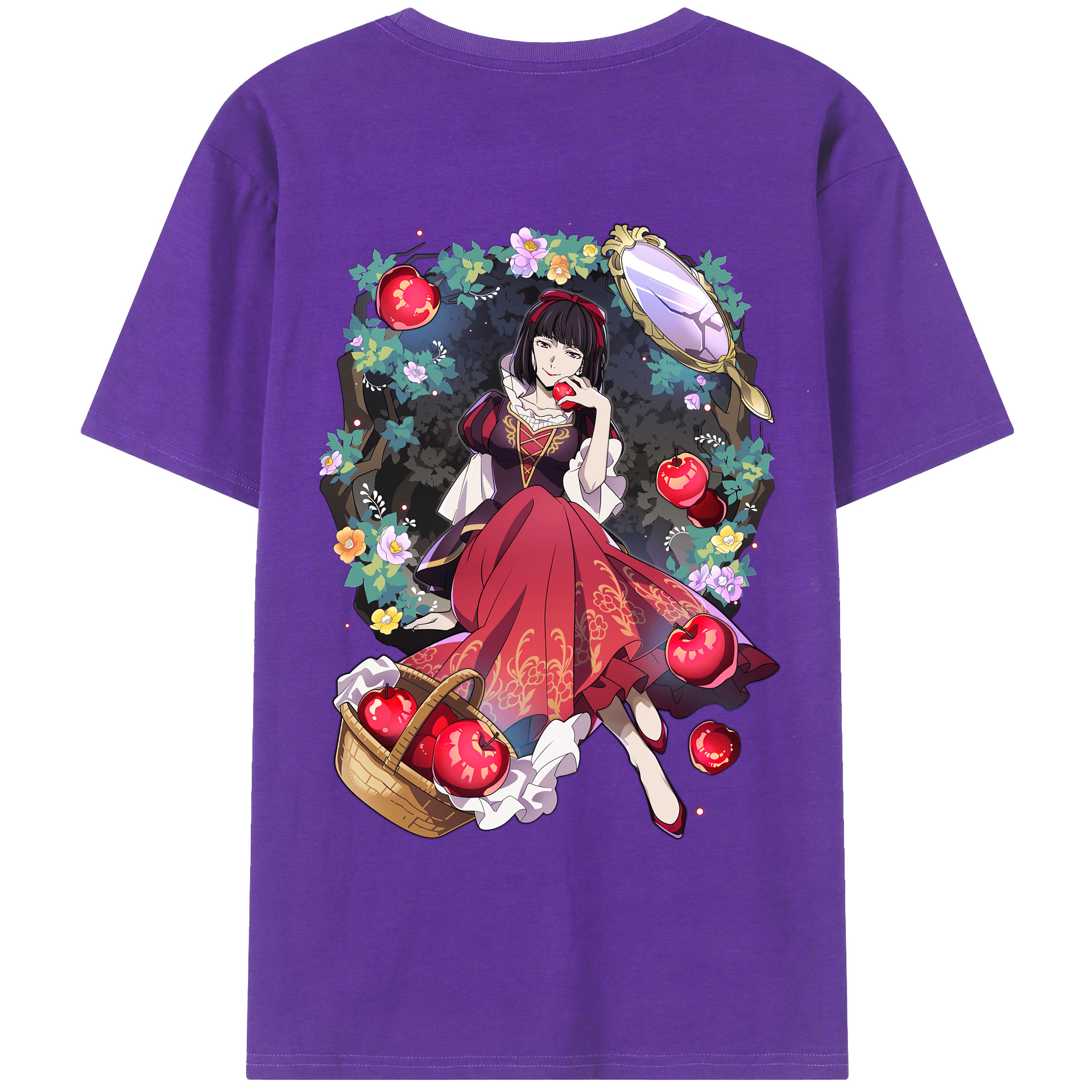 （画像用） 文豪ストレイドッグス Bungo Stray Dogs 綿100％ メンズ半袖Tシャツ（バックプリント） 通気性