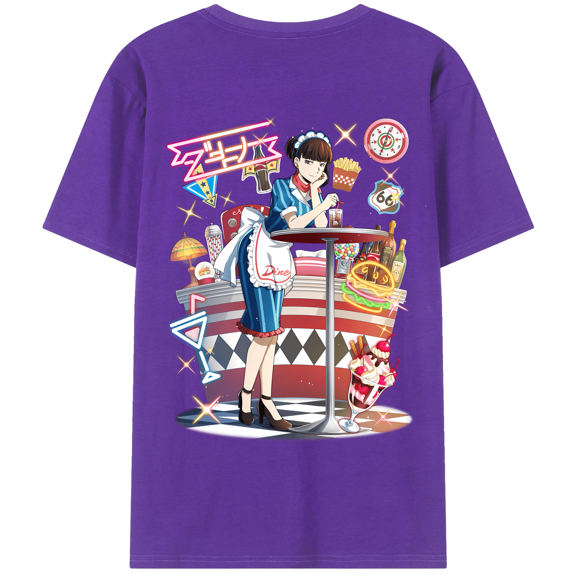 （画像用） 文豪ストレイドッグス Bungo Stray Dogs 綿100％ メンズ半袖Tシャツ（バックプリント） 通気性