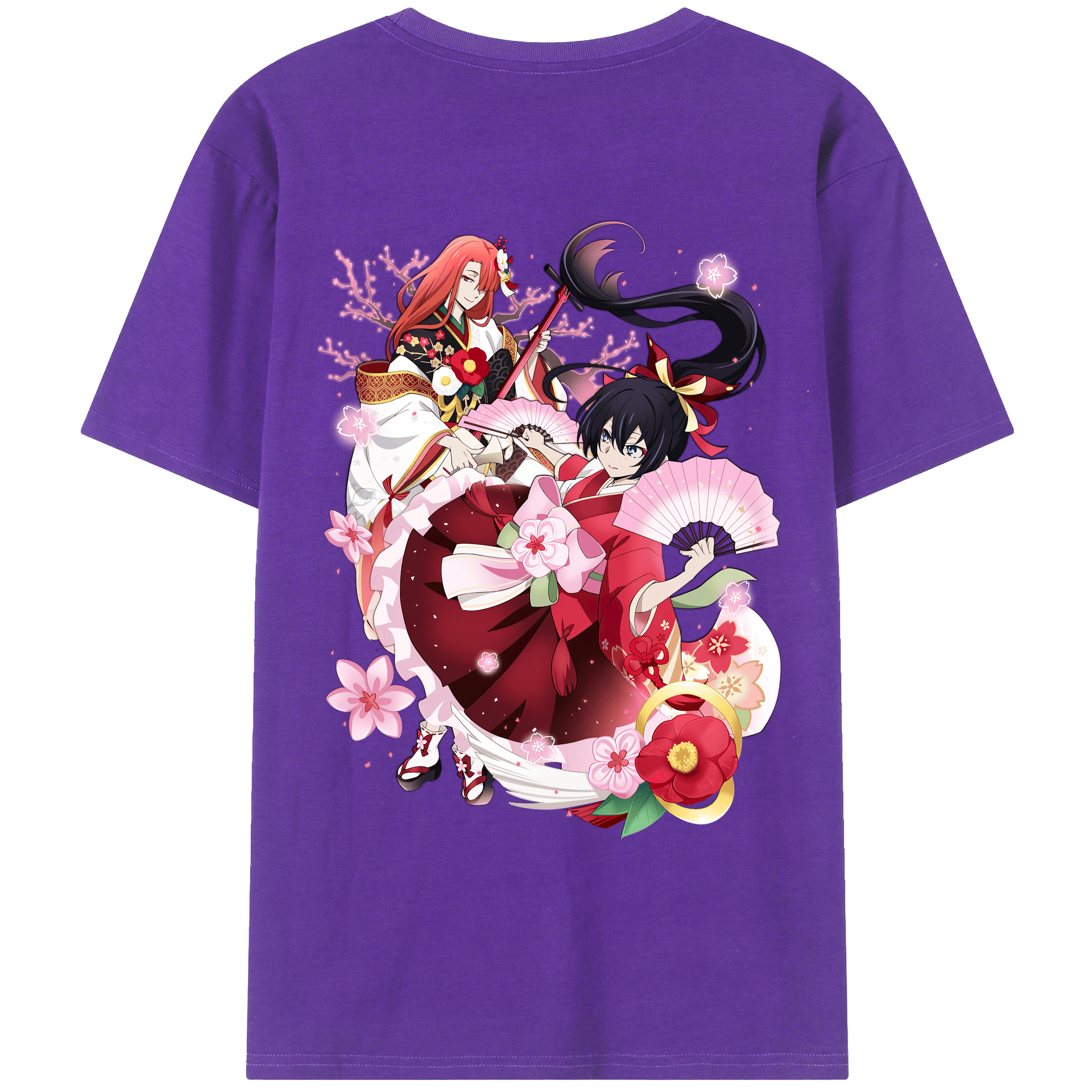 文豪ストレイドッグス Bungo Stray Dogs 綿100％ メンズ半袖Tシャツ（バックプリント） 通気性