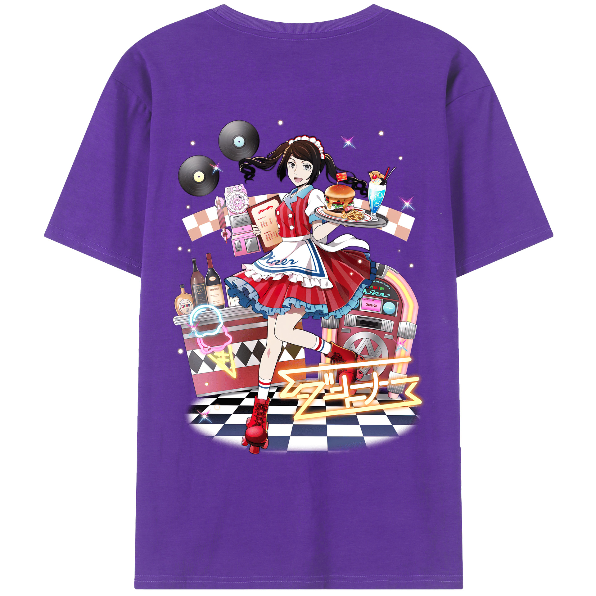 （画像用） 文豪ストレイドッグス Bungo Stray Dogs 綿100％ メンズ半袖Tシャツ（バックプリント） 通気性