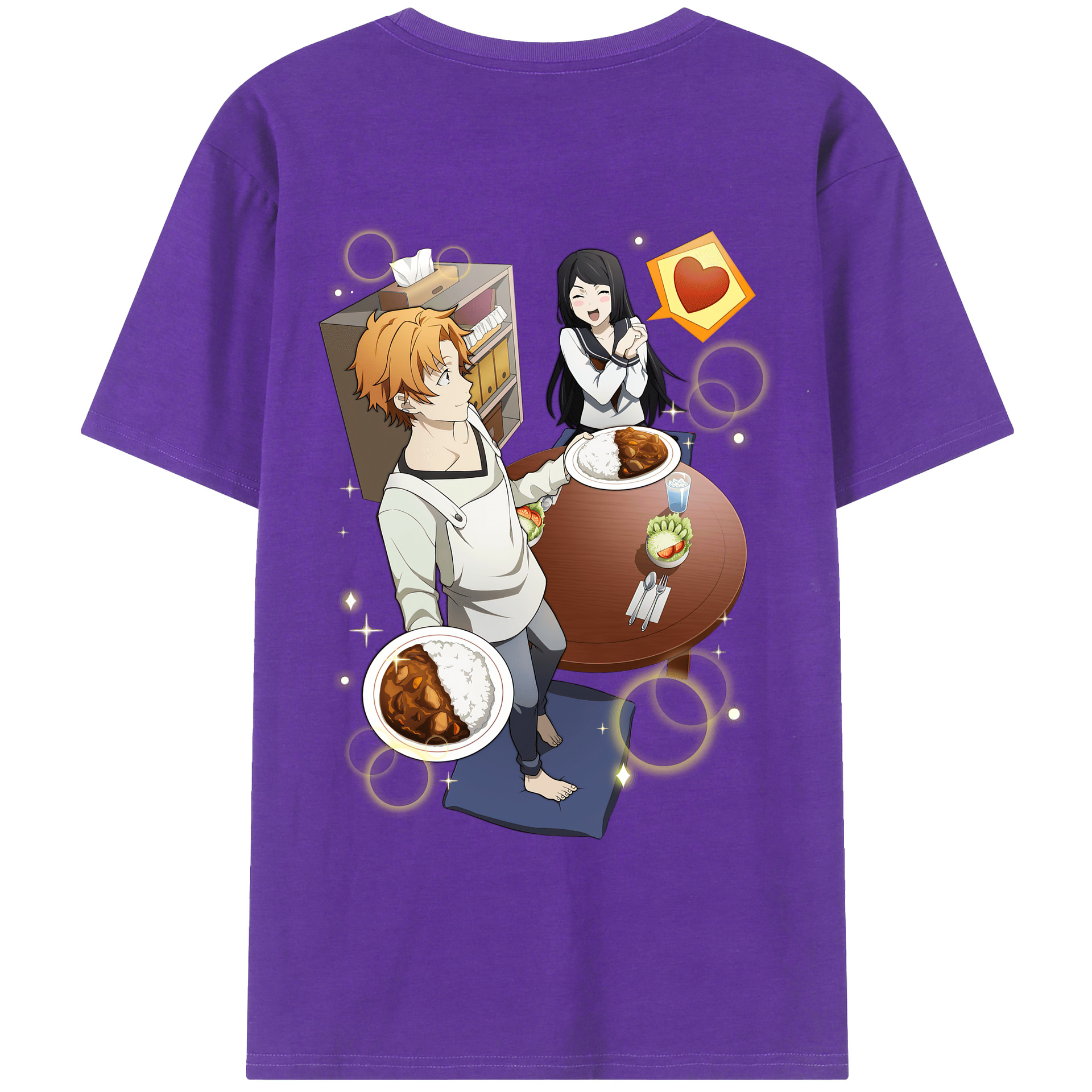 （画像用） 文豪ストレイドッグス Bungo Stray Dogs 綿100％ メンズ半袖Tシャツ（バックプリント） 通気性