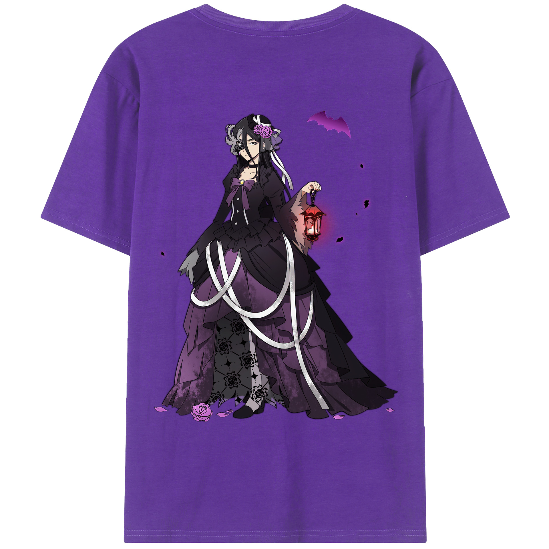 （画像用） 文豪ストレイドッグス Bungo Stray Dogs 綿100％ メンズ半袖Tシャツ（バックプリント） 通気性