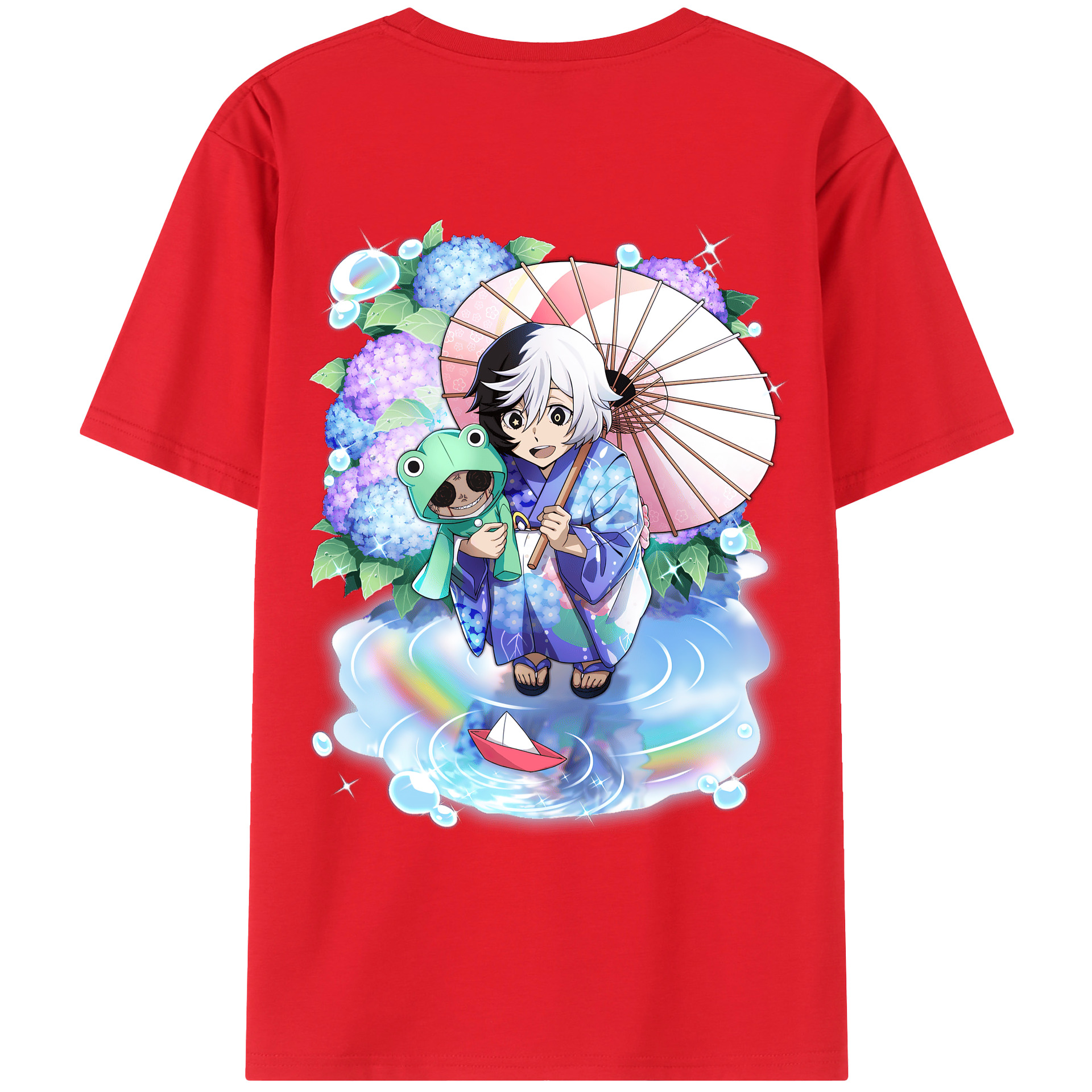 （画像用） 文豪ストレイドッグス Bungo Stray Dogs 綿100％ メンズ半袖Tシャツ（バックプリント） 通気性