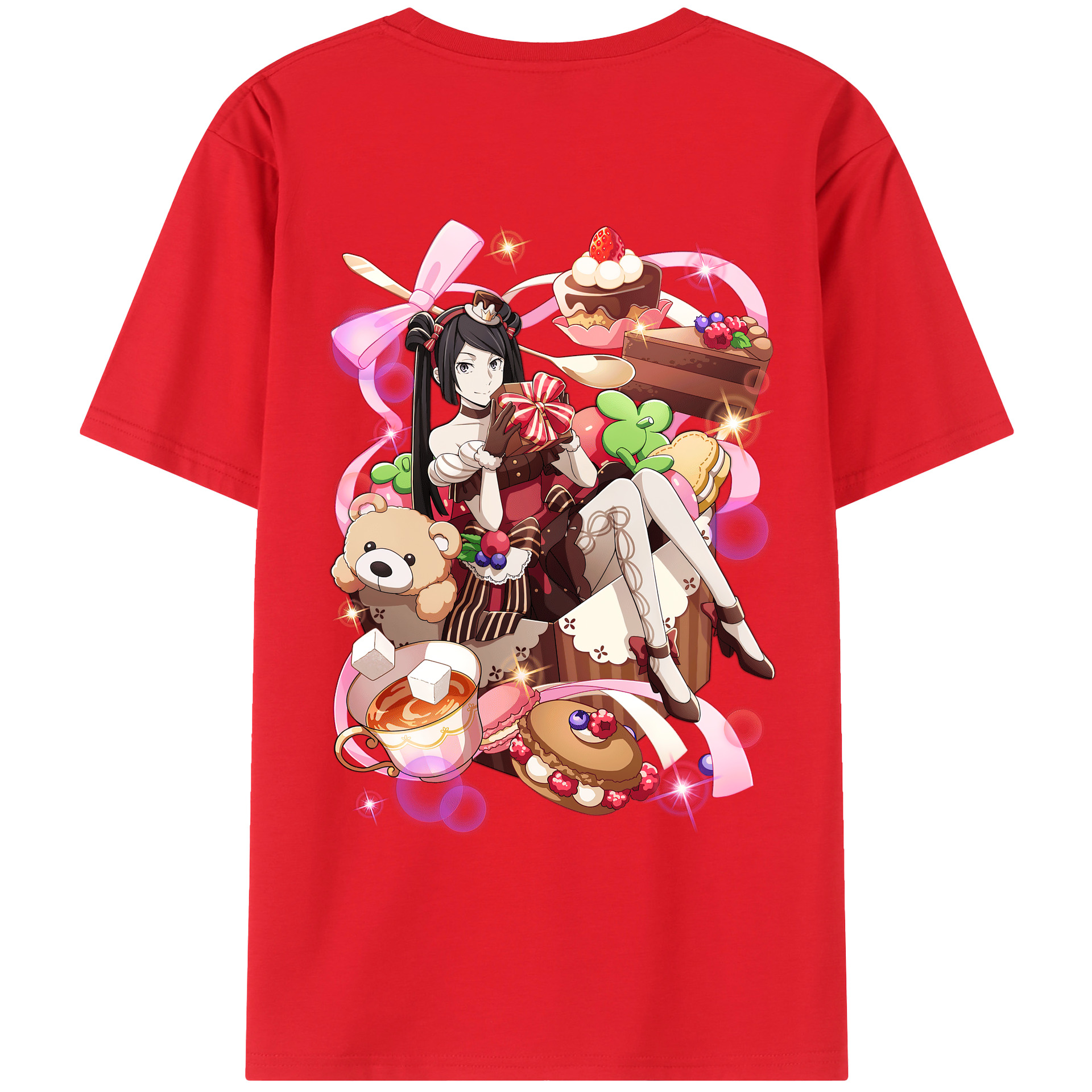 （画像用） 文豪ストレイドッグス Bungo Stray Dogs 綿100％ メンズ半袖Tシャツ（バックプリント） 通気性