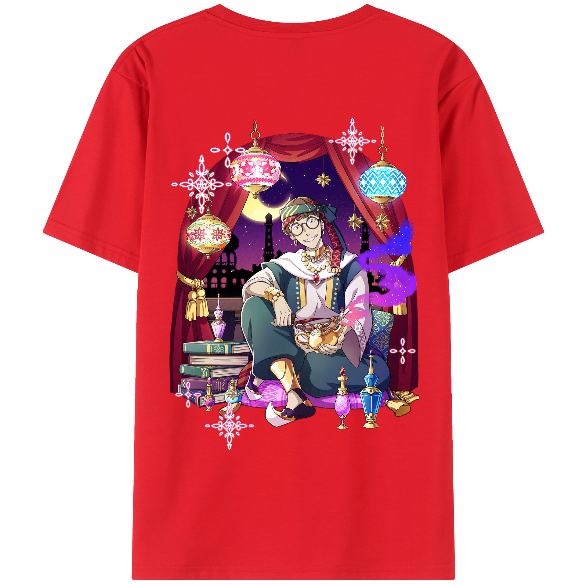 （画像用） 文豪ストレイドッグス Bungo Stray Dogs 綿100％ メンズ半袖Tシャツ（バックプリント） 通気性