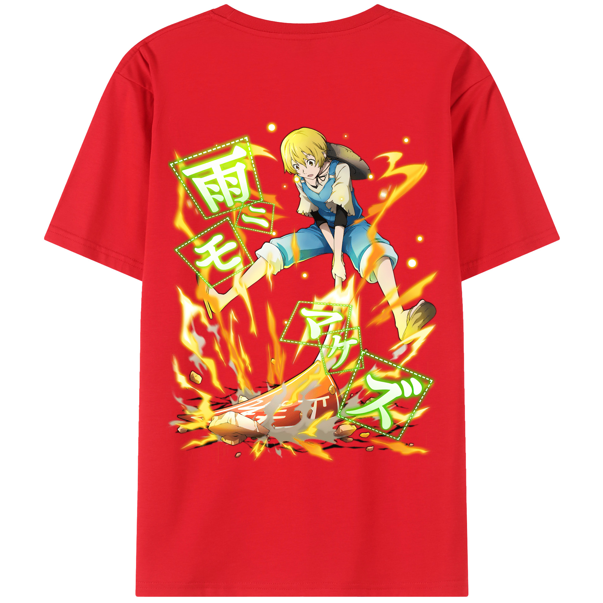 （画像用） 文豪ストレイドッグス Bungo Stray Dogs 綿100％ メンズ半袖Tシャツ（バックプリント） 通気性