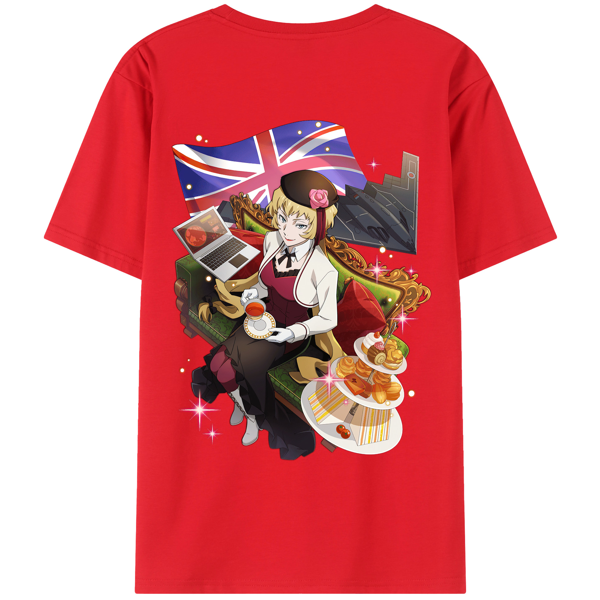 （画像用） 文豪ストレイドッグス Bungo Stray Dogs 綿100％ メンズ半袖Tシャツ（バックプリント） 通気性