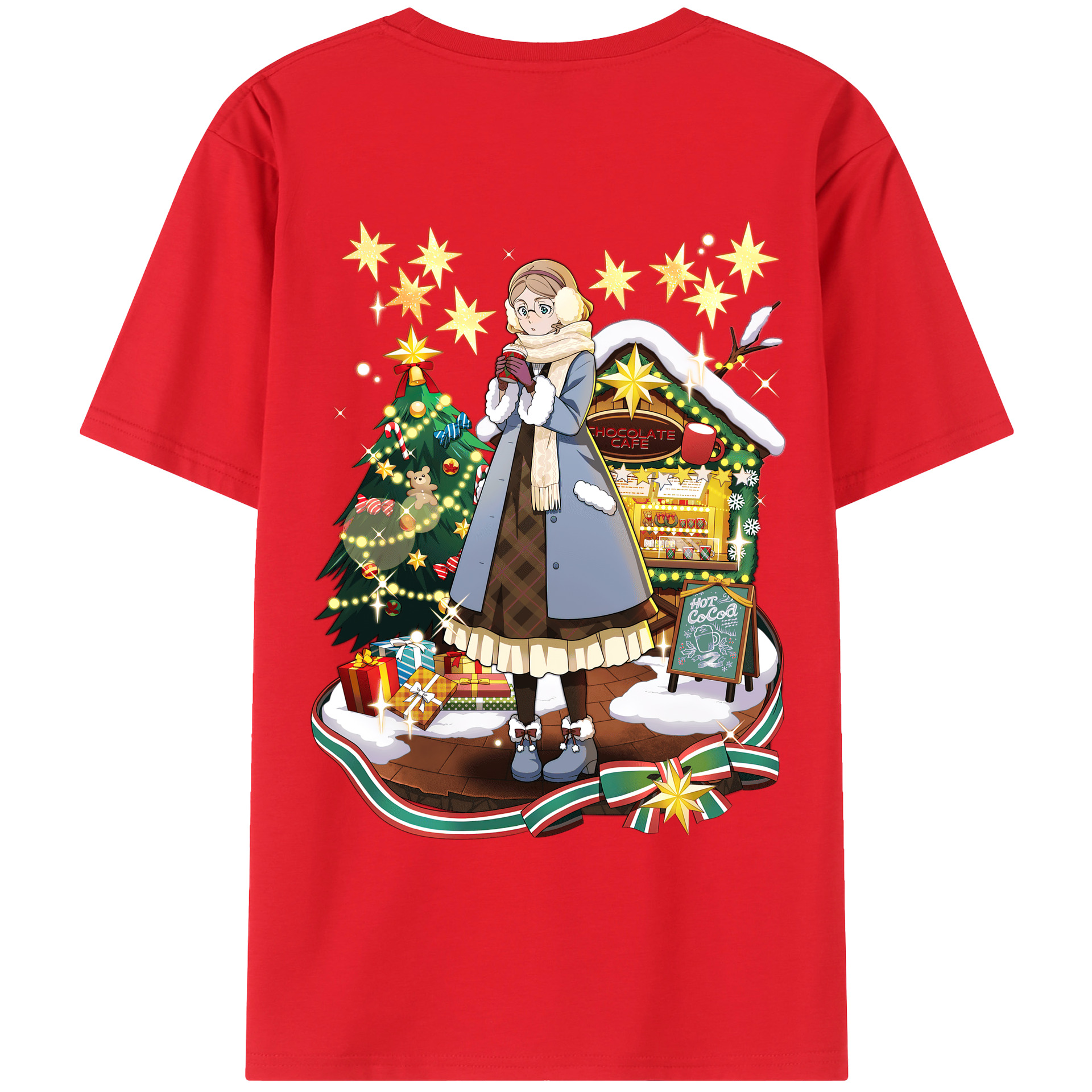 （画像用） 文豪ストレイドッグス Bungo Stray Dogs 綿100％ メンズ半袖Tシャツ（バックプリント） 通気性