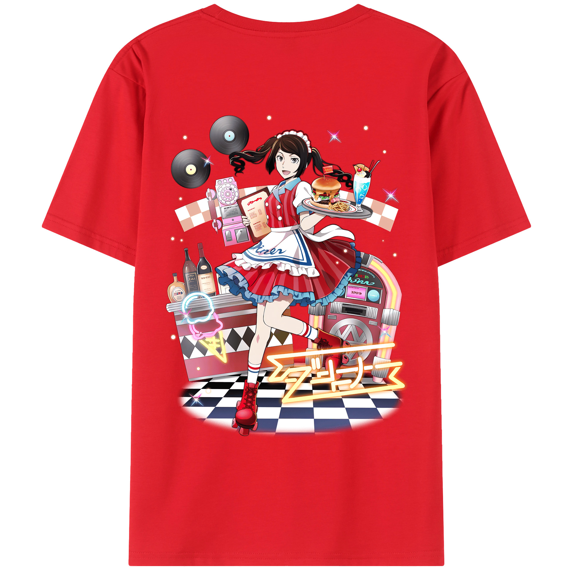 （画像用） 文豪ストレイドッグス Bungo Stray Dogs 綿100％ メンズ半袖Tシャツ（バックプリント） 通気性
