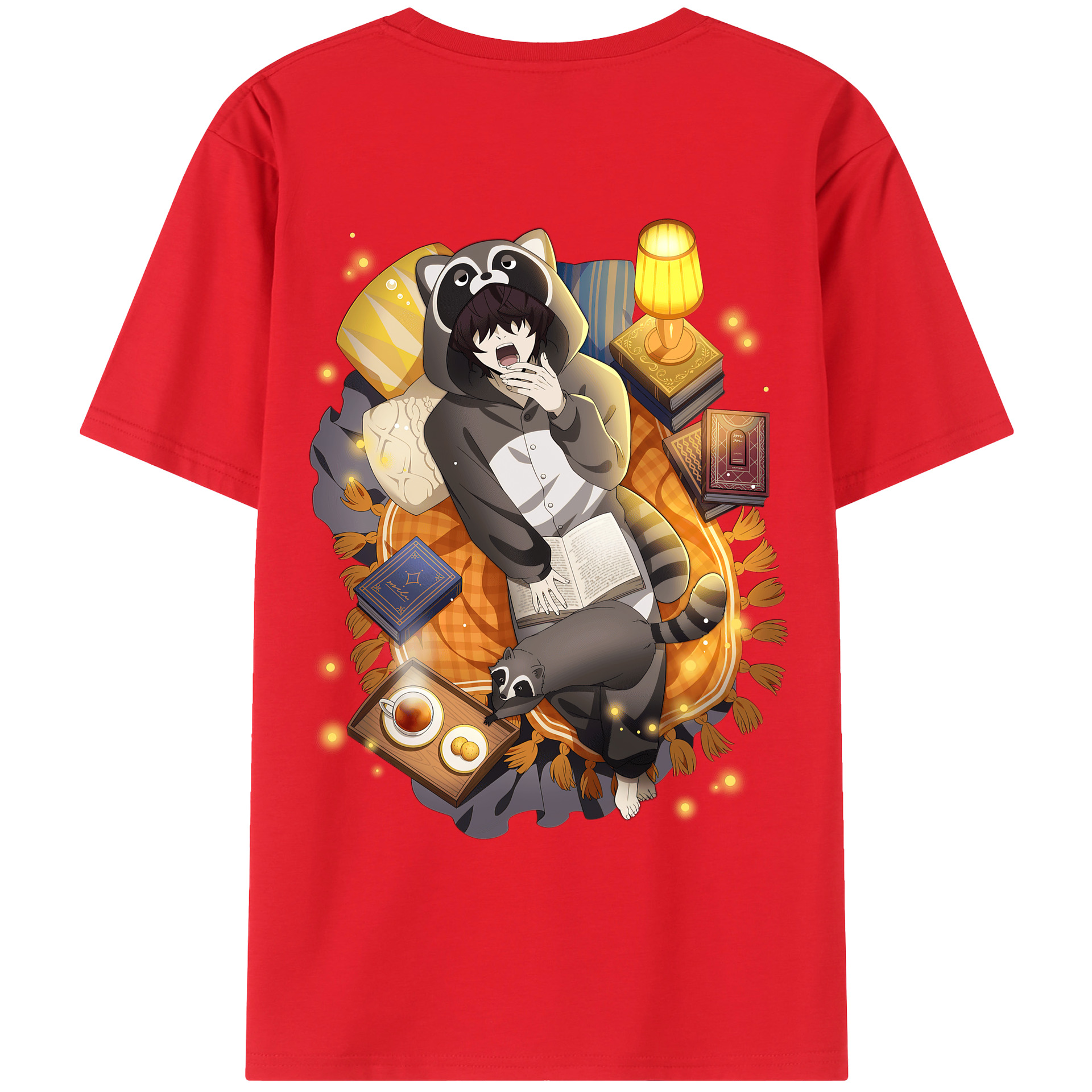 （画像用） 文豪ストレイドッグス Bungo Stray Dogs 綿100％ メンズ半袖Tシャツ（バックプリント） 通気性