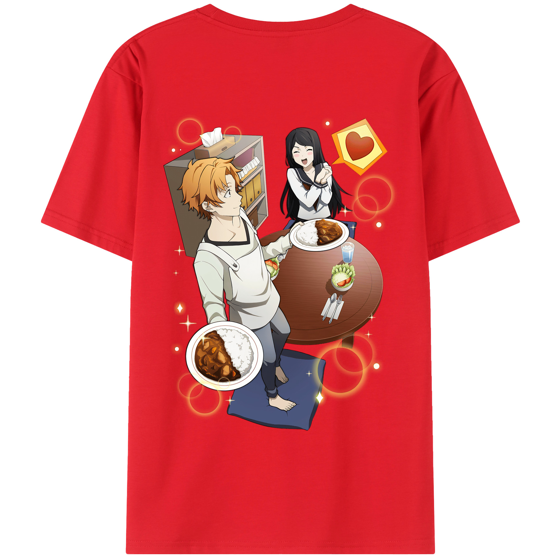 （画像用） 文豪ストレイドッグス Bungo Stray Dogs 綿100％ メンズ半袖Tシャツ（バックプリント） 通気性