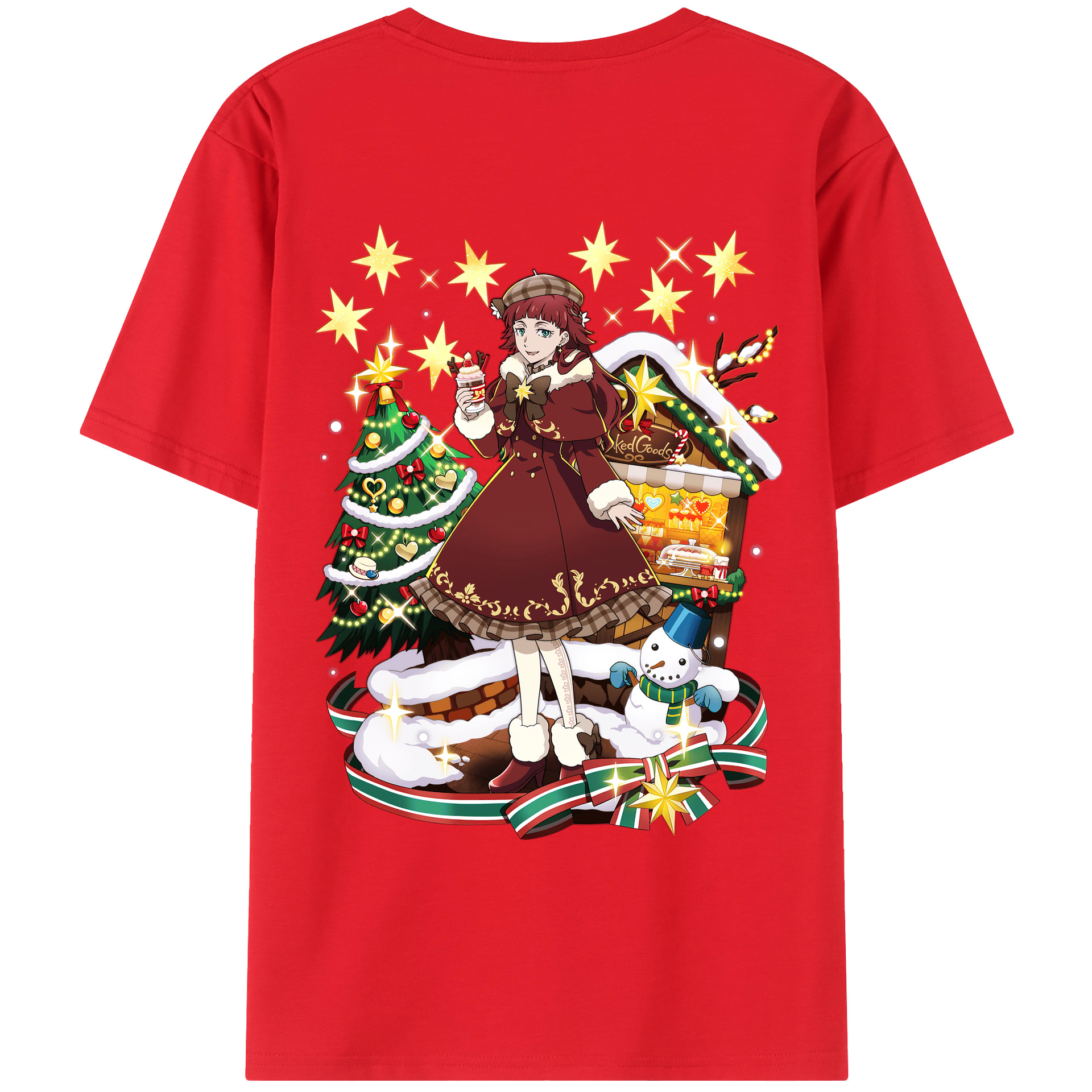 （画像用） 文豪ストレイドッグス Bungo Stray Dogs 綿100％ メンズ半袖Tシャツ（バックプリント） 通気性