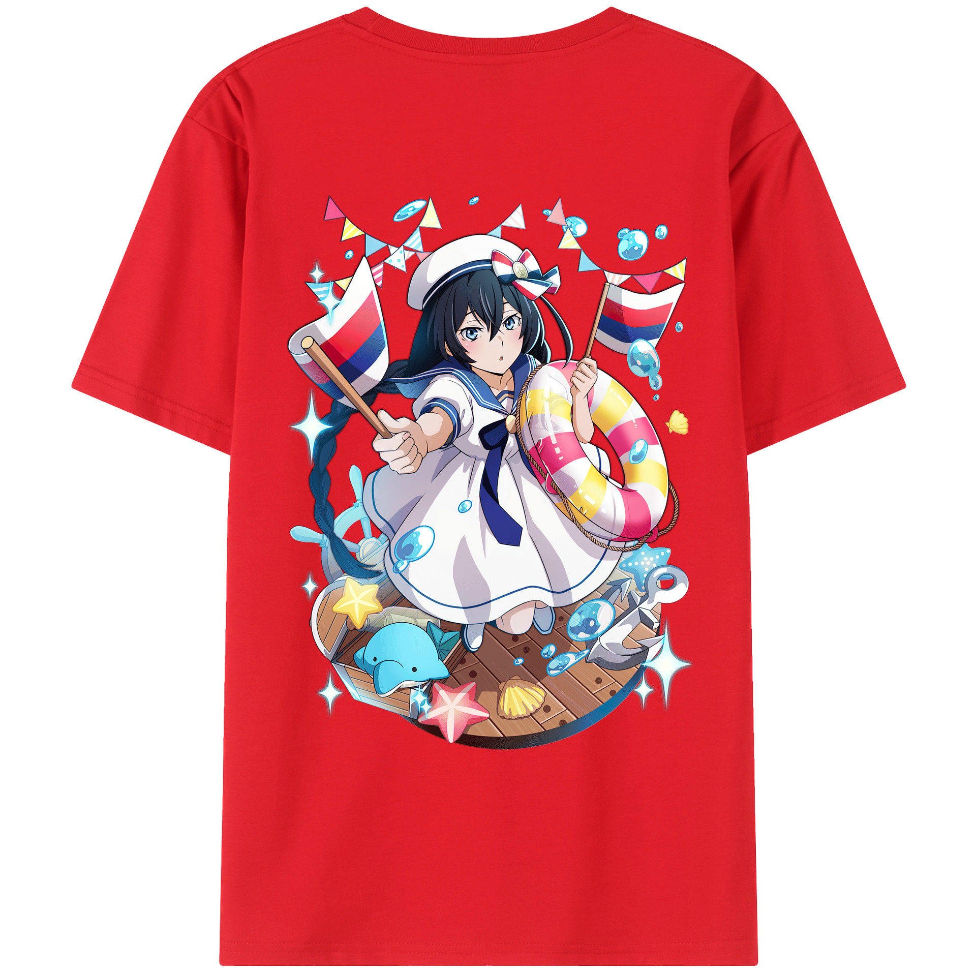 （画像用） 文豪ストレイドッグス Bungo Stray Dogs 綿100％ メンズ半袖Tシャツ（バックプリント） 通気性