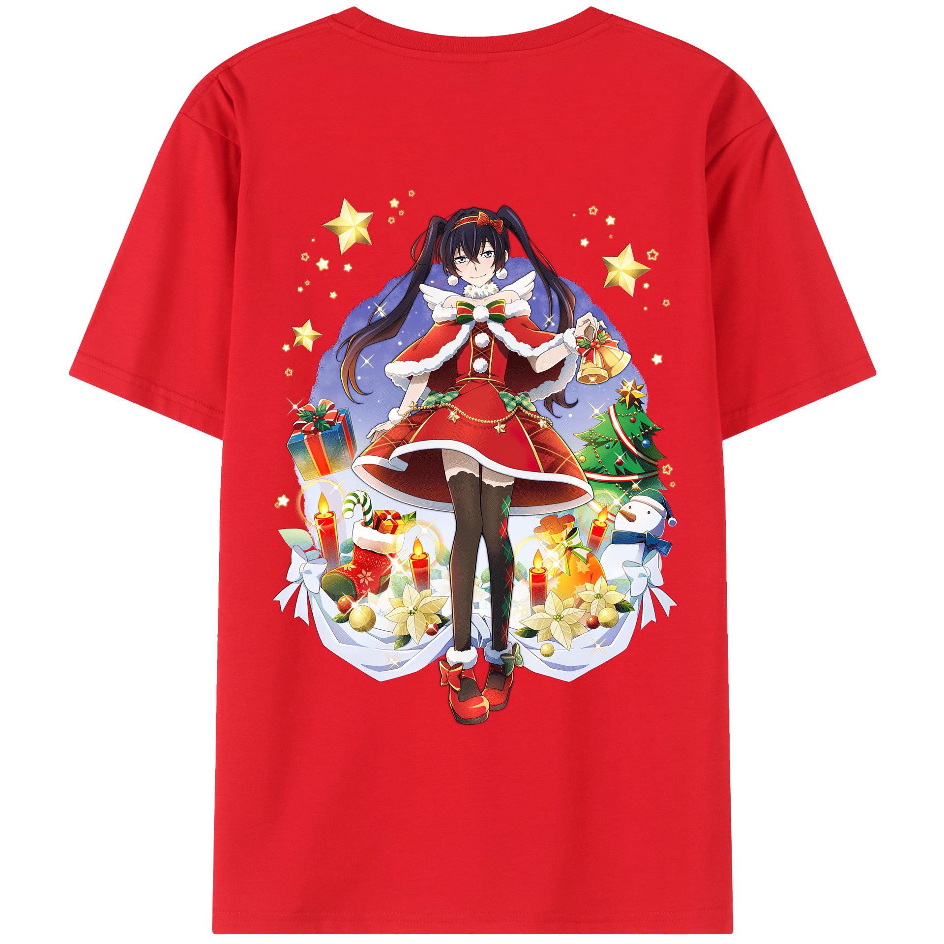 （画像用） 文豪ストレイドッグス Bungo Stray Dogs 綿100％ メンズ半袖Tシャツ（バックプリント） 通気性