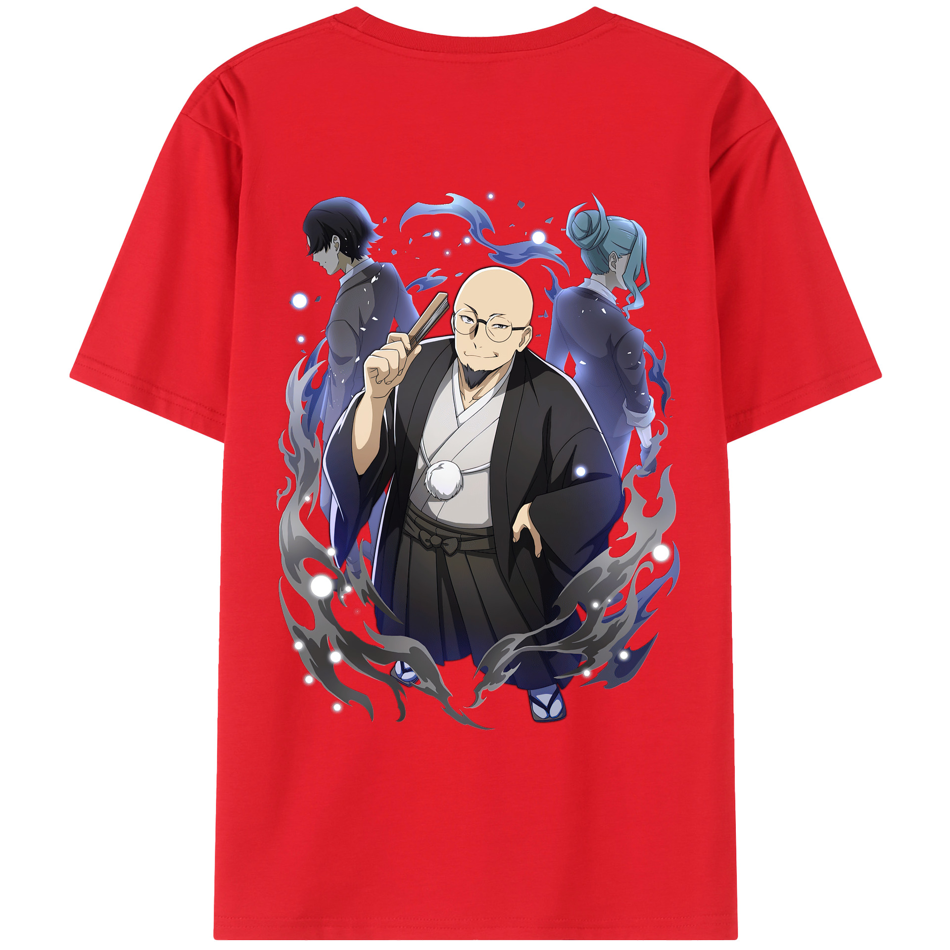 （画像用） 文豪ストレイドッグス Bungo Stray Dogs 綿100％ メンズ半袖Tシャツ（バックプリント） 通気性