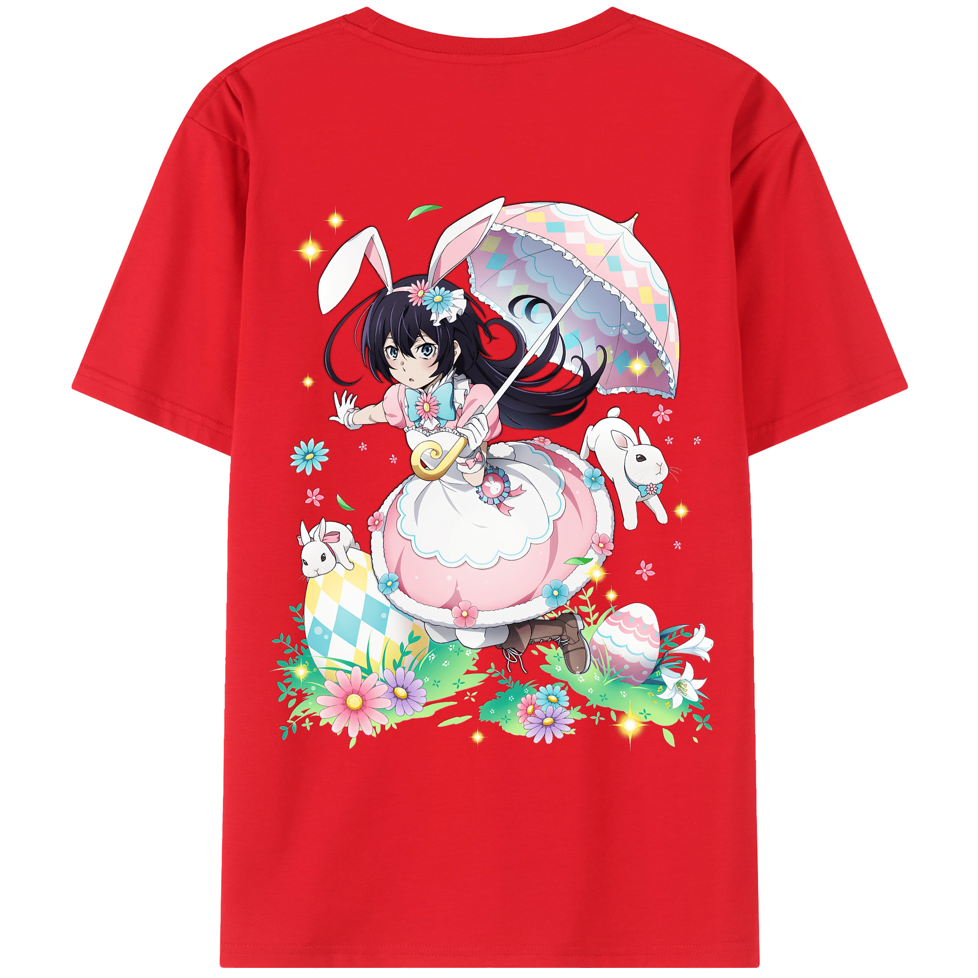 （画像用） 文豪ストレイドッグス Bungo Stray Dogs 綿100％ メンズ半袖Tシャツ（バックプリント） 通気性