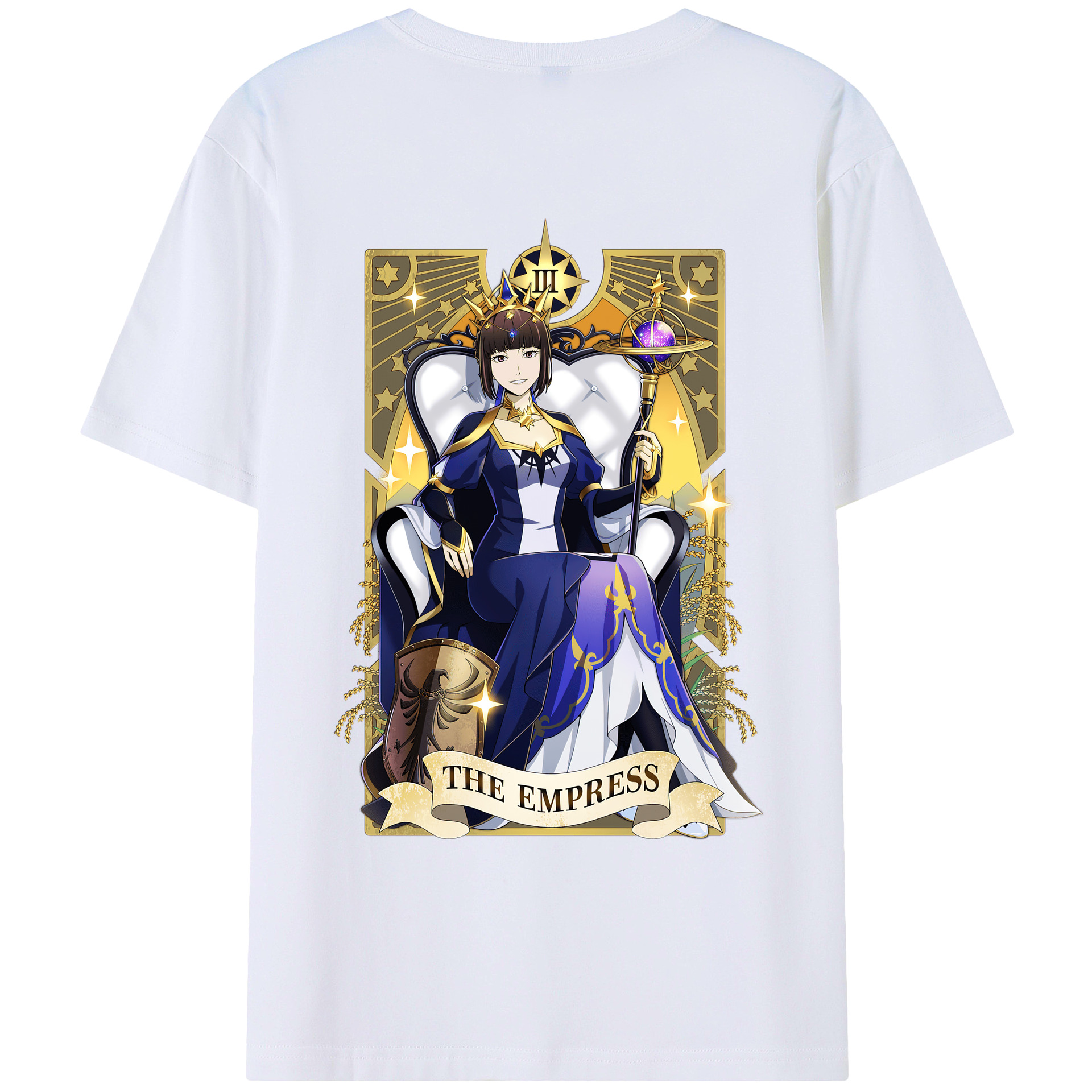 （画像用） 文豪ストレイドッグス Bungo Stray Dogs 綿100％ メンズ半袖Tシャツ（バックプリント） 通気性