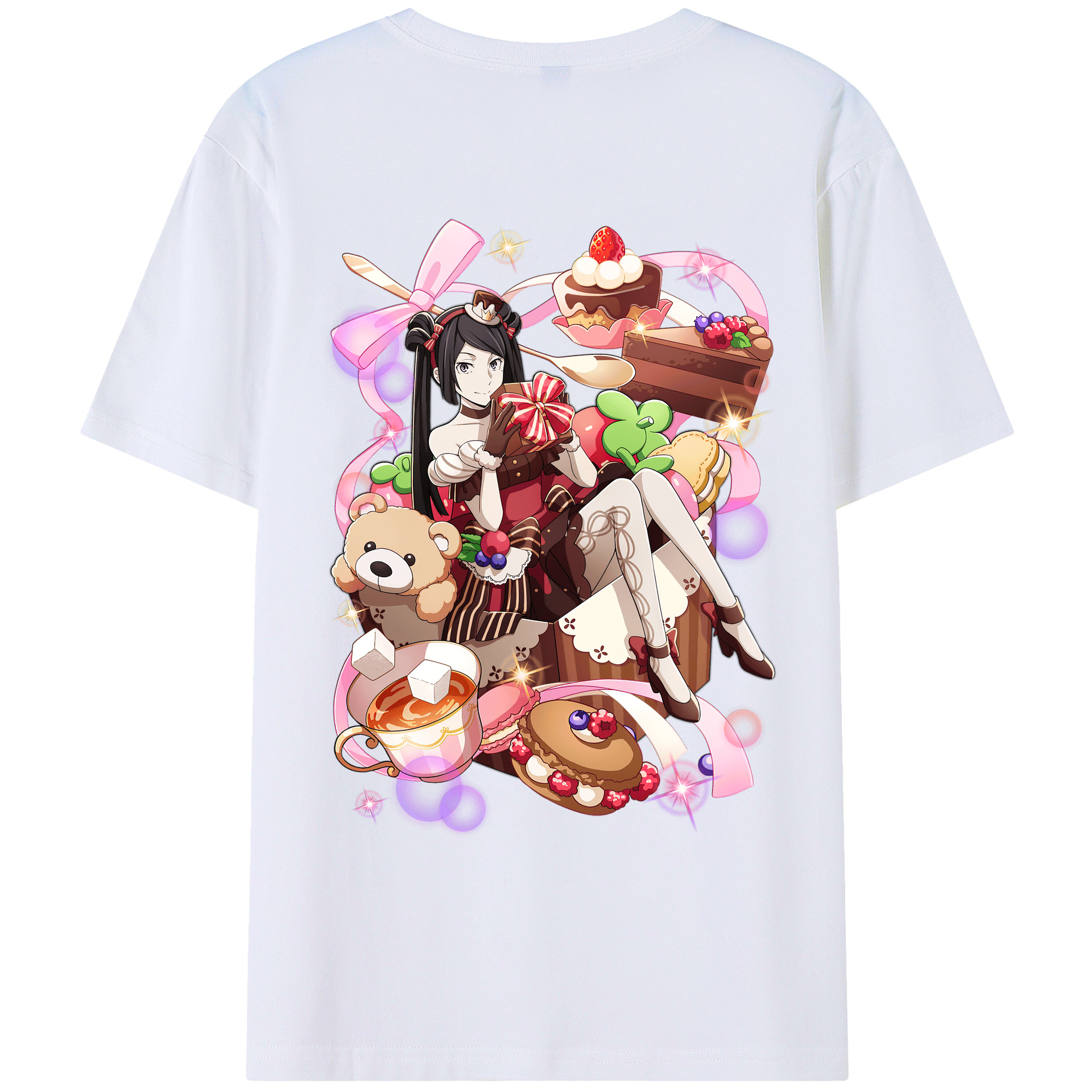 （画像用） 文豪ストレイドッグス Bungo Stray Dogs 綿100％ メンズ半袖Tシャツ（バックプリント） 通気性