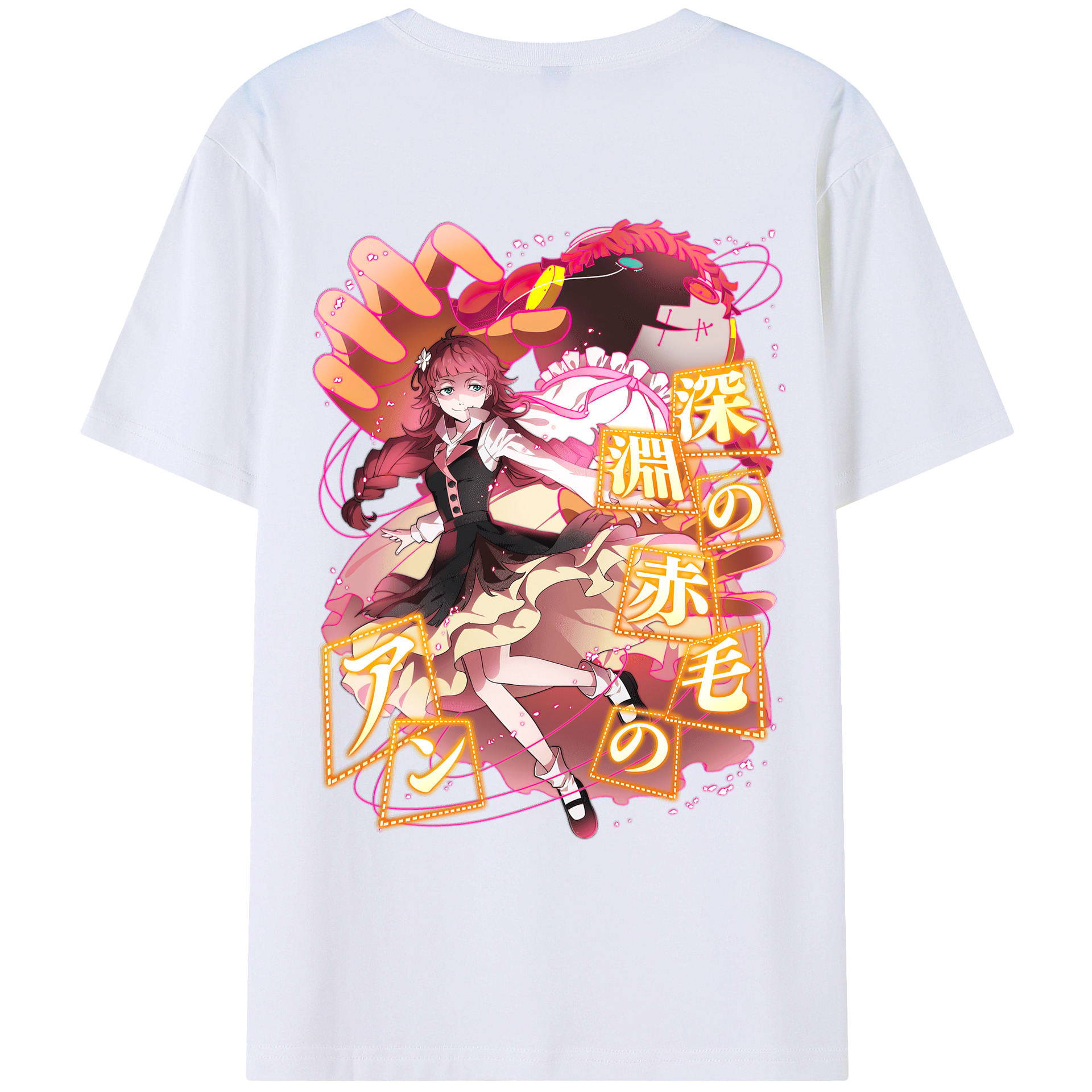 （画像用） 文豪ストレイドッグス Bungo Stray Dogs 綿100％ メンズ半袖Tシャツ（バックプリント） 通気性