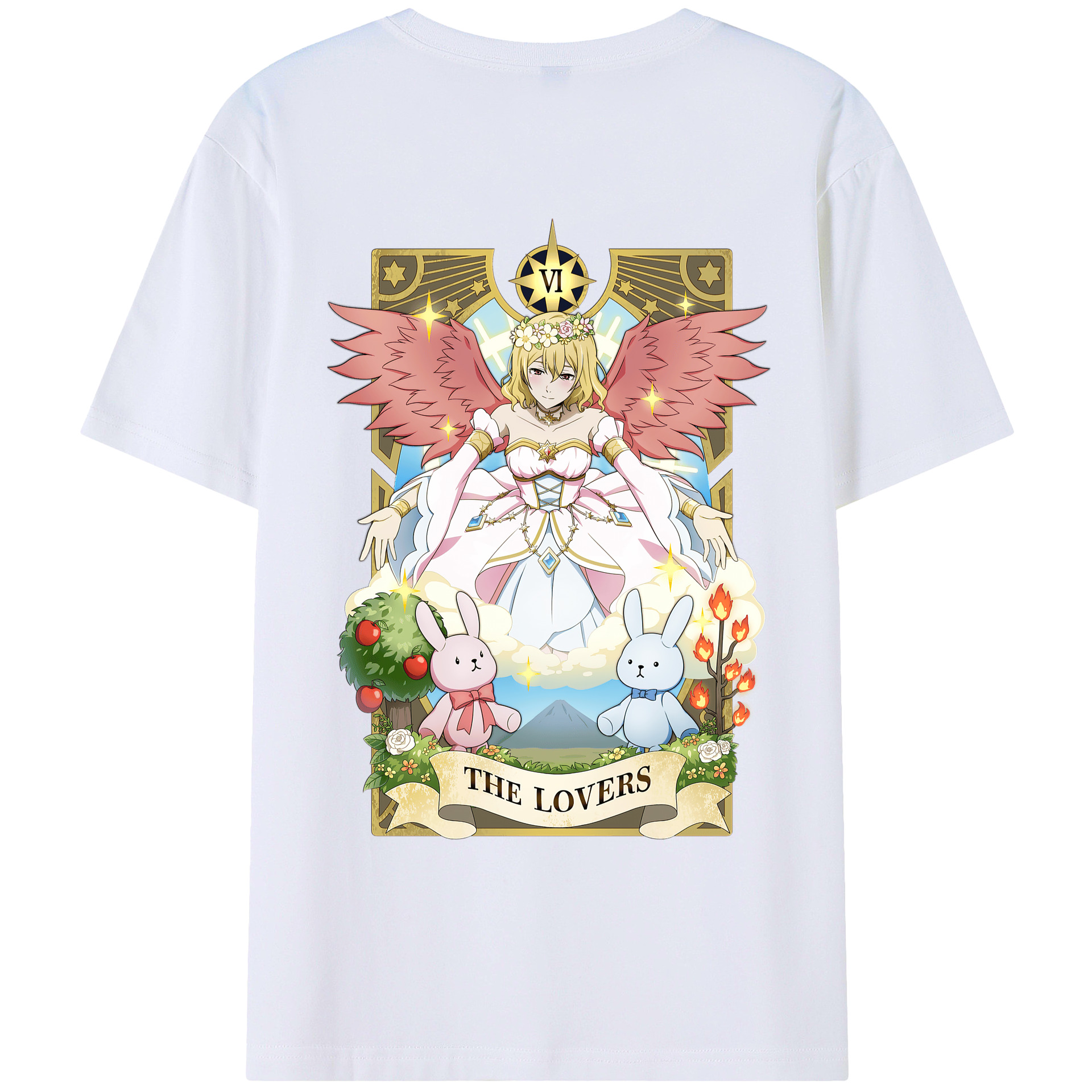 （画像用） 文豪ストレイドッグス Bungo Stray Dogs 綿100％ メンズ半袖Tシャツ（バックプリント） 通気性
