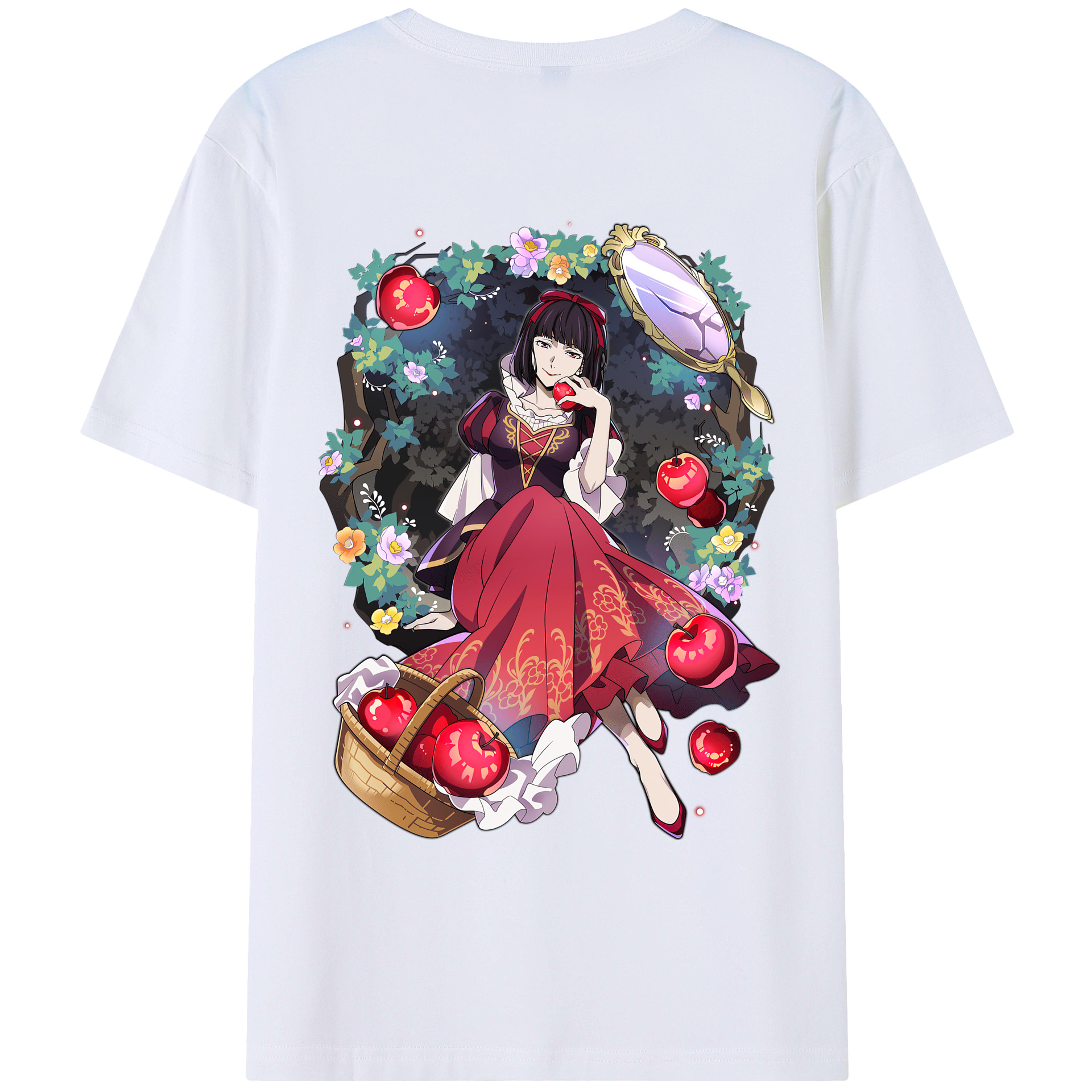 （画像用） 文豪ストレイドッグス Bungo Stray Dogs 綿100％ メンズ半袖Tシャツ（バックプリント） 通気性