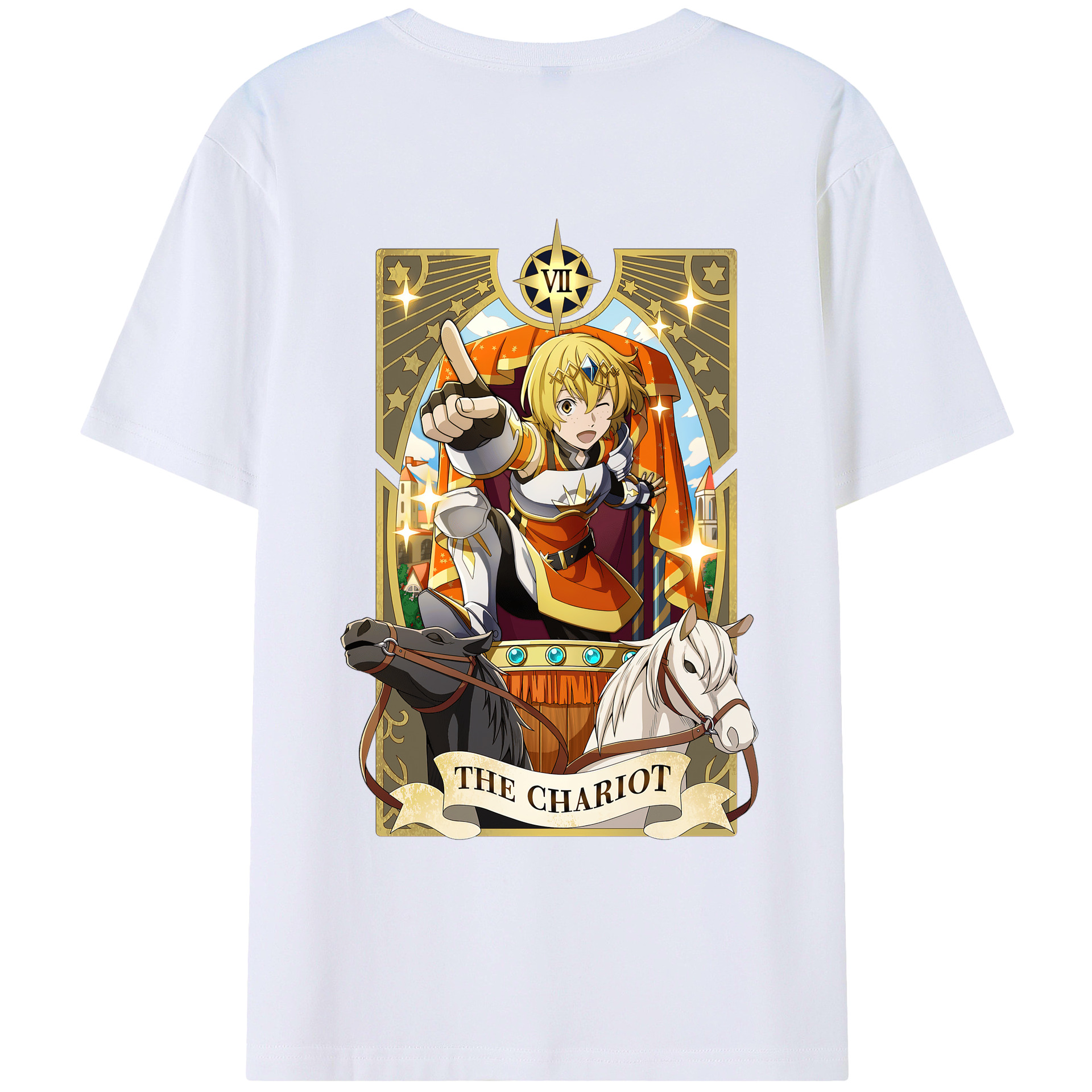 （画像用） 文豪ストレイドッグス Bungo Stray Dogs 綿100％ メンズ半袖Tシャツ（バックプリント） 通気性