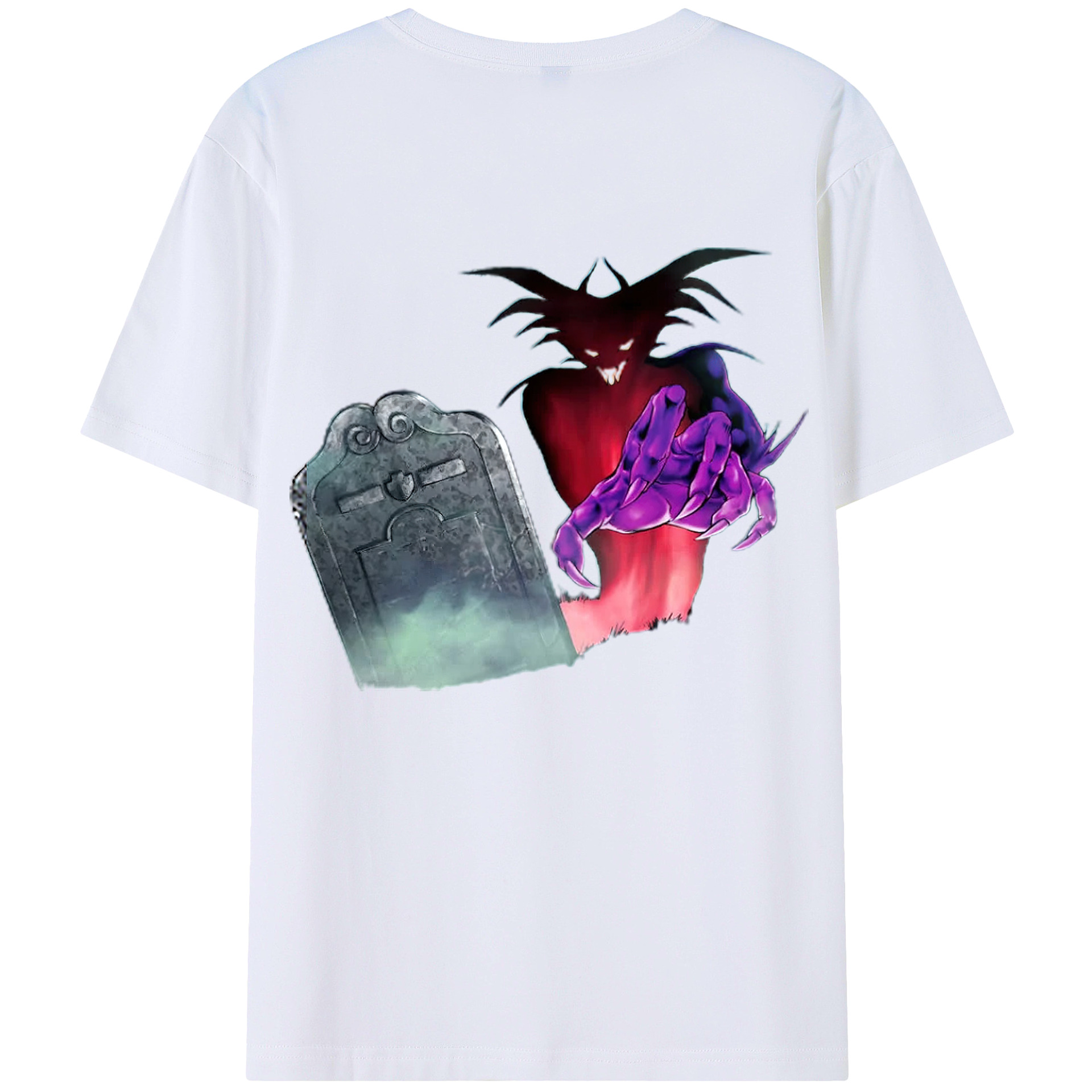 （画像用） 文豪ストレイドッグス Bungo Stray Dogs 綿100％ メンズ半袖Tシャツ（バックプリント） 通気性