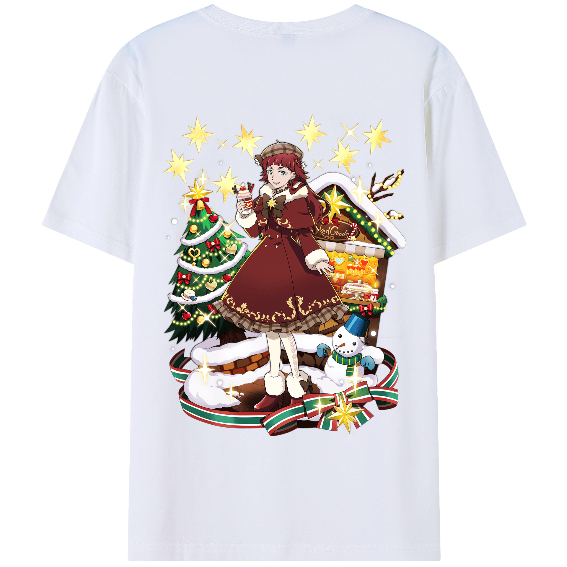 （画像用） 文豪ストレイドッグス Bungo Stray Dogs 綿100％ メンズ半袖Tシャツ（バックプリント） 通気性