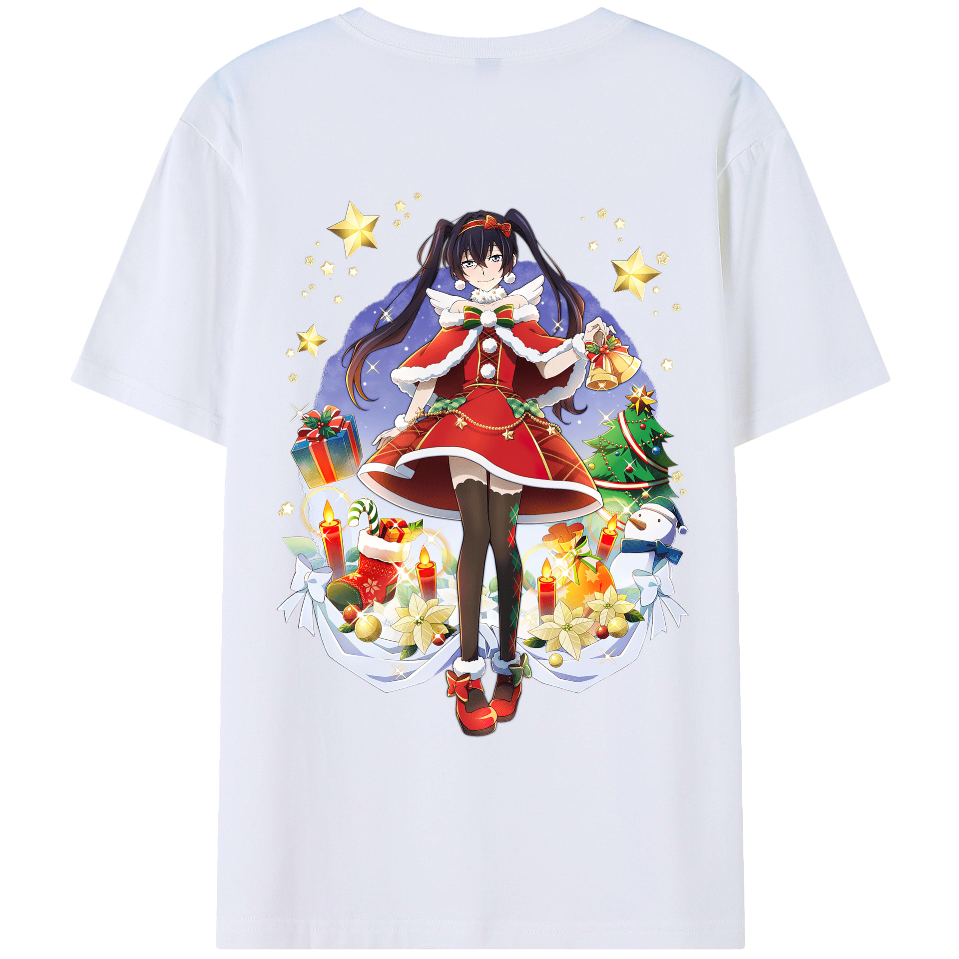 （画像用） 文豪ストレイドッグス Bungo Stray Dogs 綿100％ メンズ半袖Tシャツ（バックプリント） 通気性