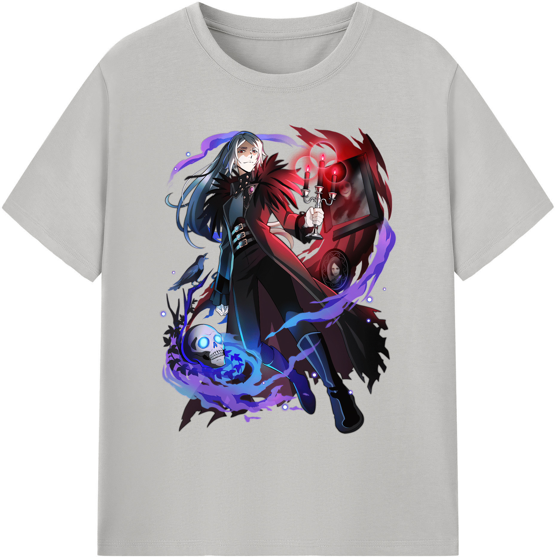 （画像用） 文豪ストレイドッグス Bungo Stray Dogs 綿100％ メンズ半袖Tシャツ｜肌触りやわらか＆通気性