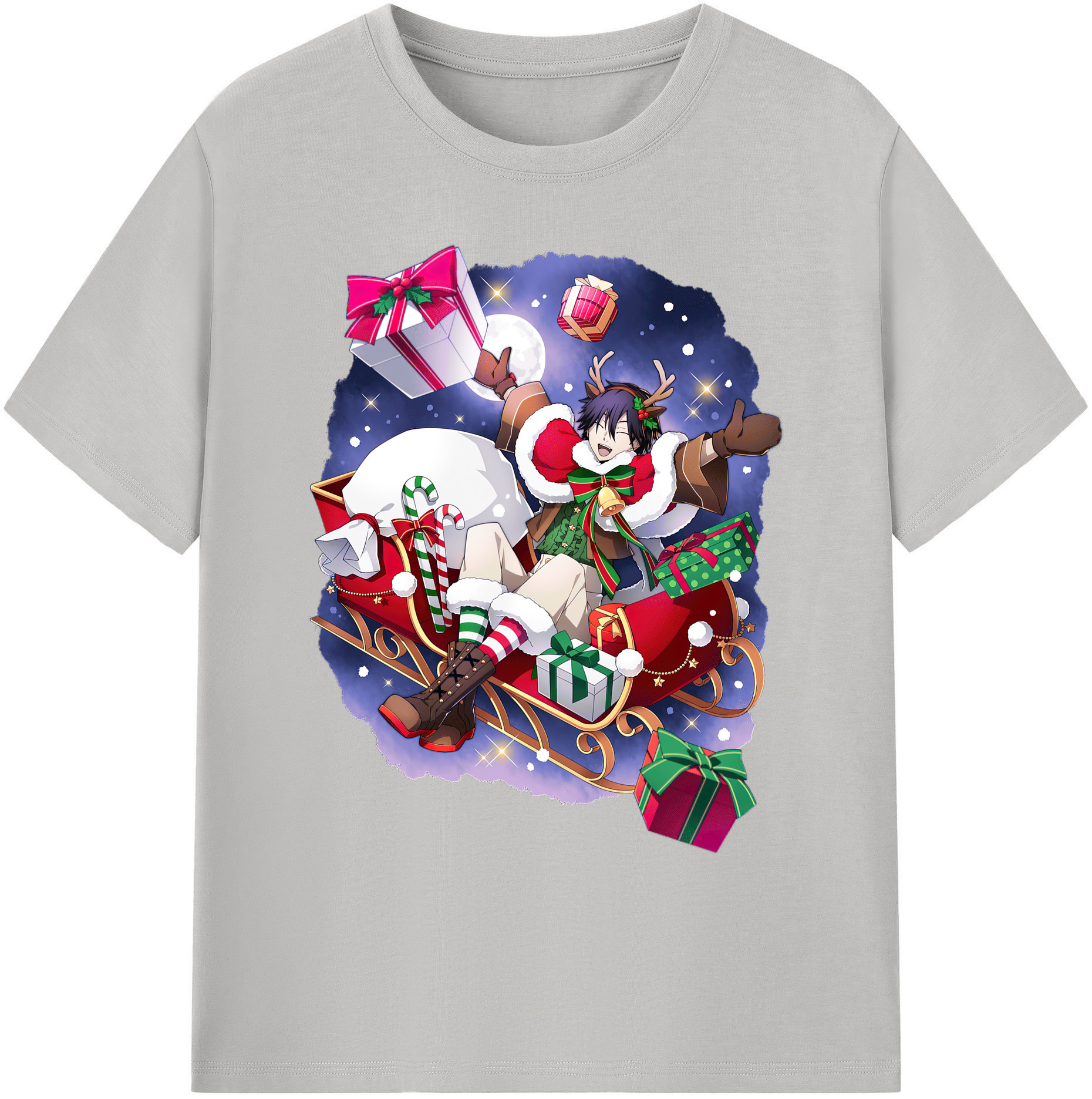 （画像用） 文豪ストレイドッグス Bungo Stray Dogs 綿100％ メンズ半袖Tシャツ｜肌触りやわらか＆通気性