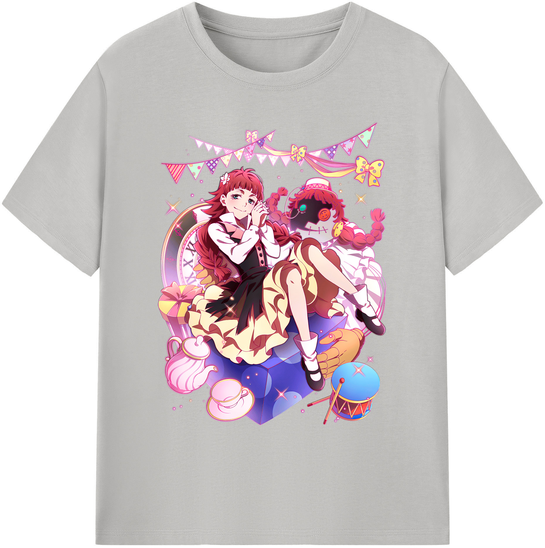 （画像用） 文豪ストレイドッグス Bungo Stray Dogs 綿100％ メンズ半袖Tシャツ｜肌触りやわらか＆通気性