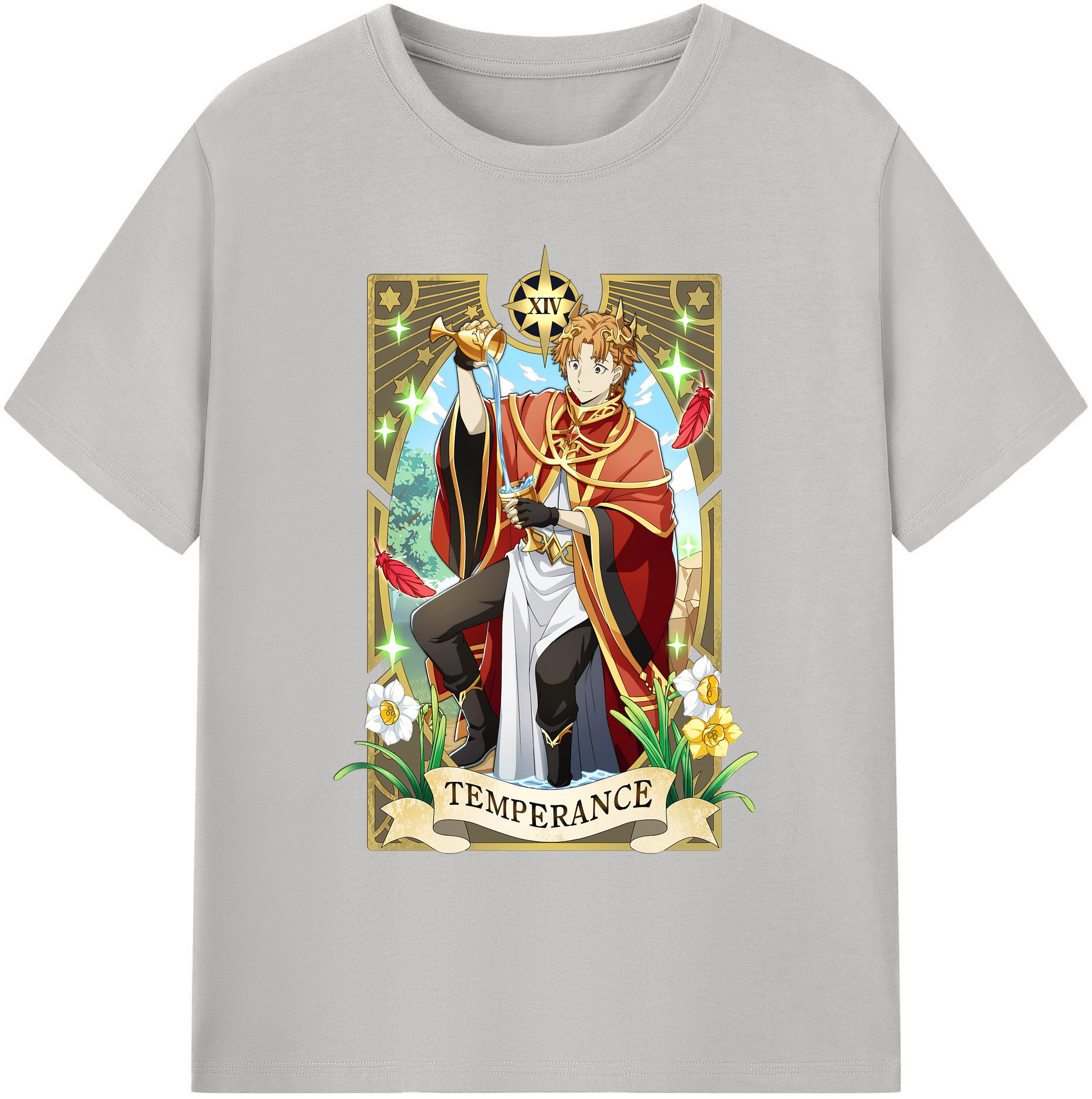 （画像用） 文豪ストレイドッグス Bungo Stray Dogs 綿100％ メンズ半袖Tシャツ｜肌触りやわらか＆通気性