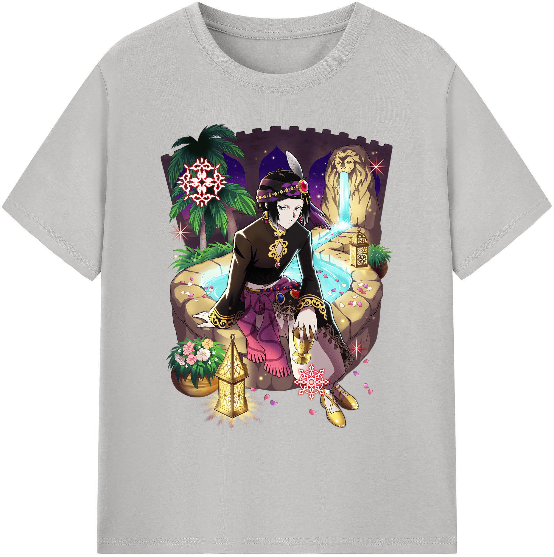 （画像用） 文豪ストレイドッグス Bungo Stray Dogs 綿100％ メンズ半袖Tシャツ｜肌触りやわらか＆通気性