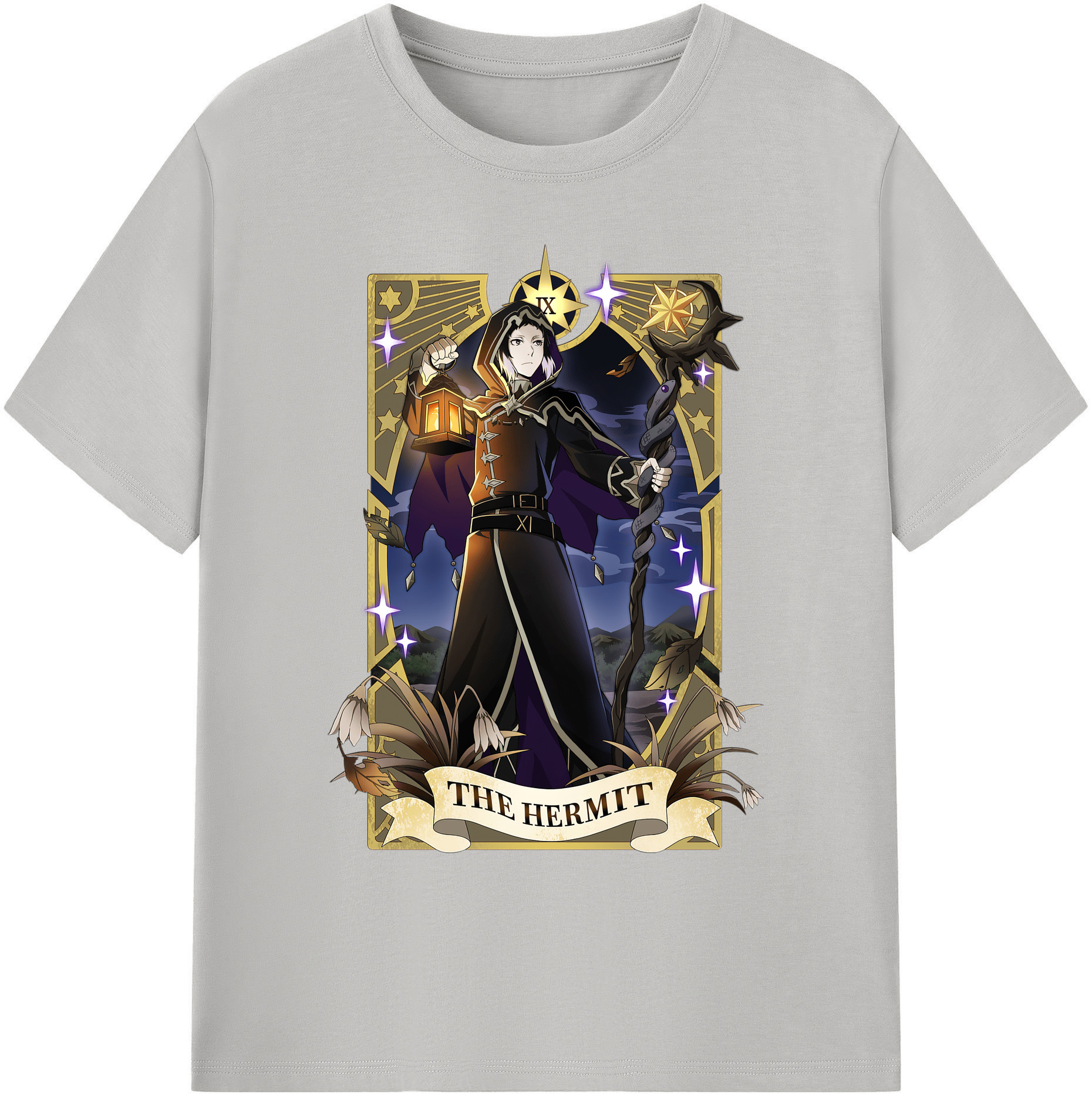 （画像用） 文豪ストレイドッグス Bungo Stray Dogs 綿100％ メンズ半袖Tシャツ｜肌触りやわらか＆通気性