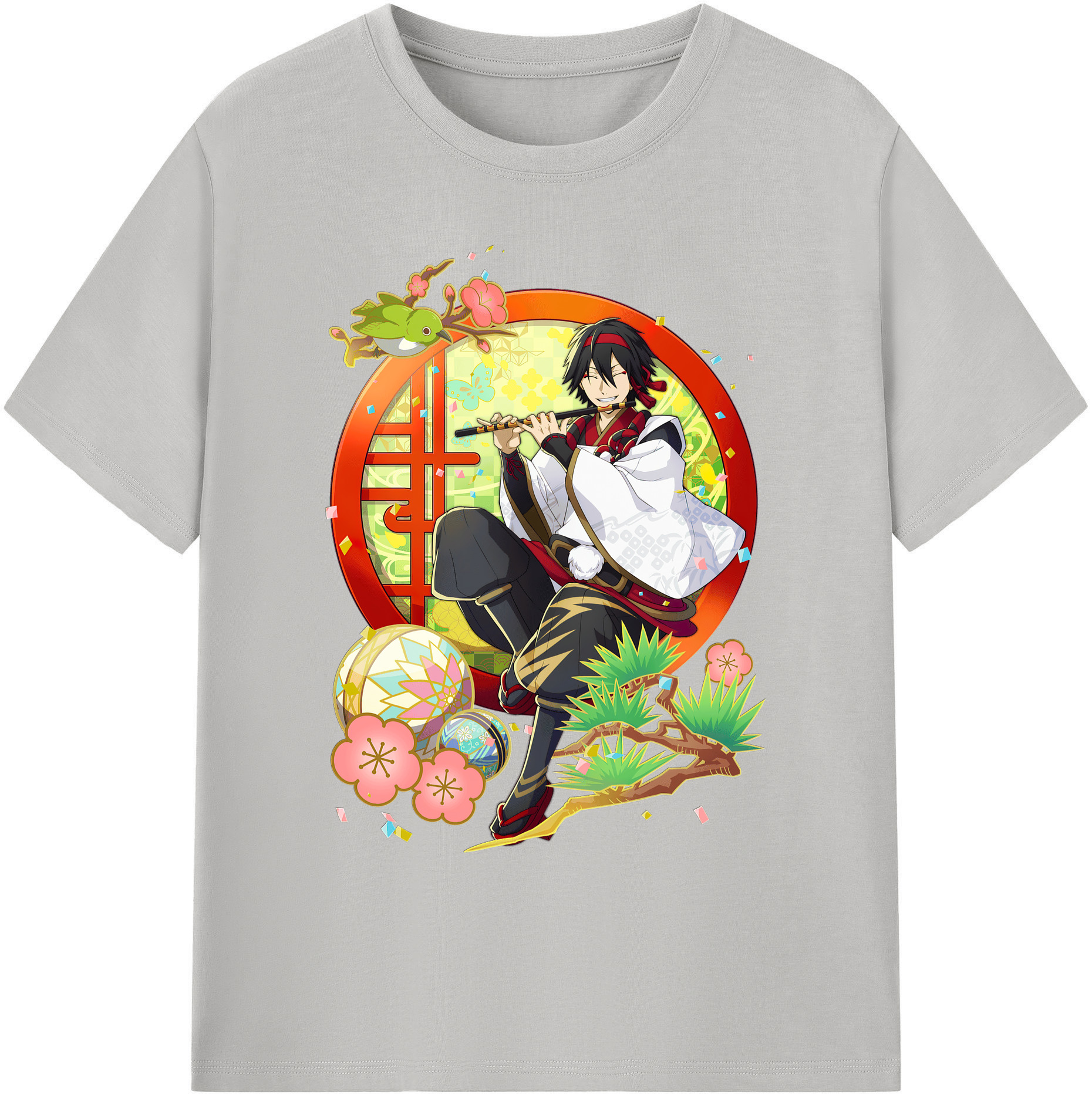（画像用） 文豪ストレイドッグス Bungo Stray Dogs 綿100％ メンズ半袖Tシャツ｜肌触りやわらか＆通気性