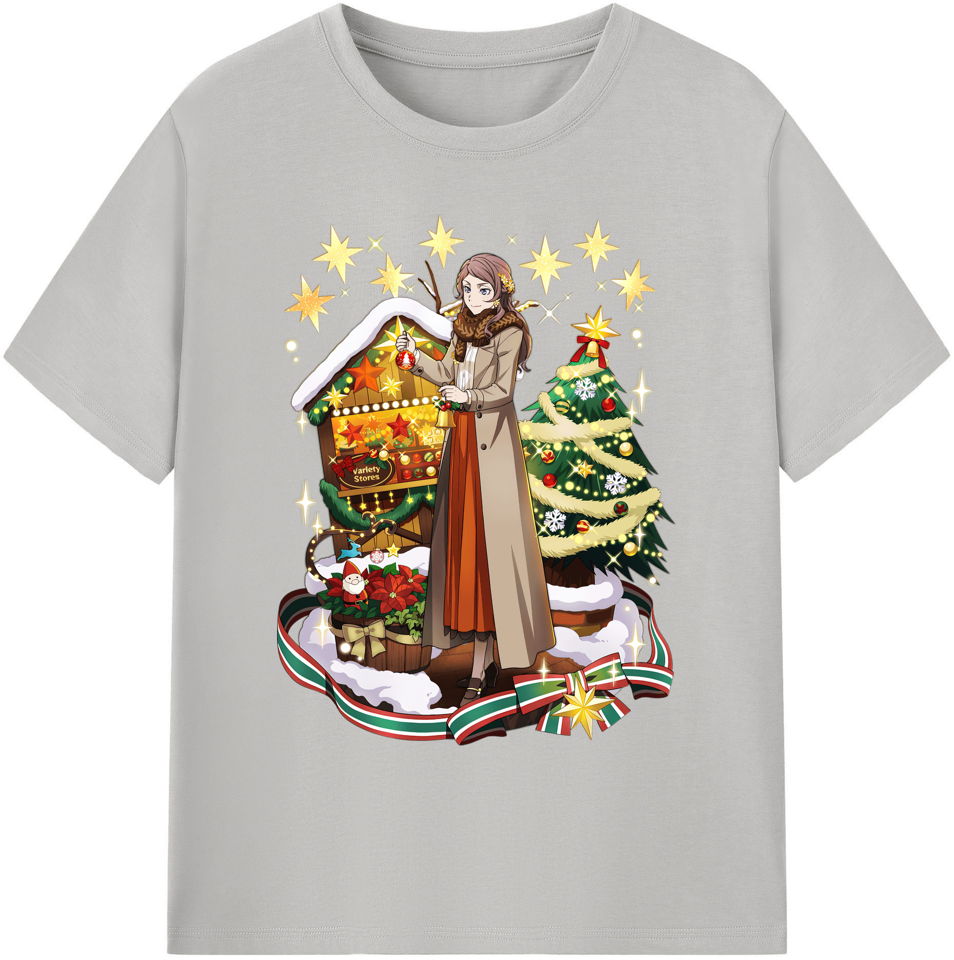 （画像用） 文豪ストレイドッグス Bungo Stray Dogs 綿100％ メンズ半袖Tシャツ｜肌触りやわらか＆通気性