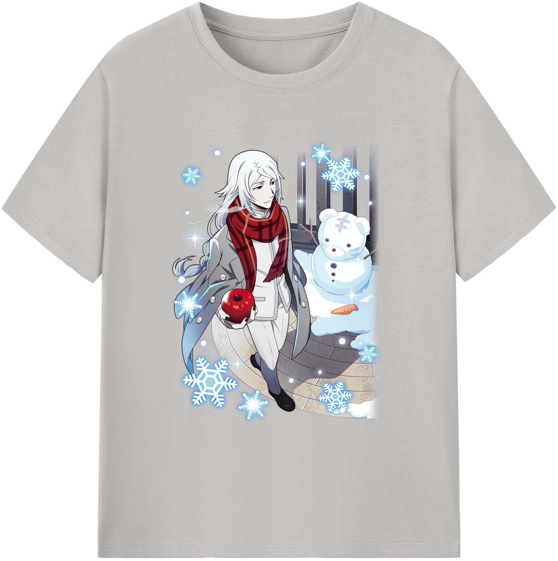 （画像用） 文豪ストレイドッグス Bungo Stray Dogs 綿100％ メンズ半袖Tシャツ｜肌触りやわらか＆通気性