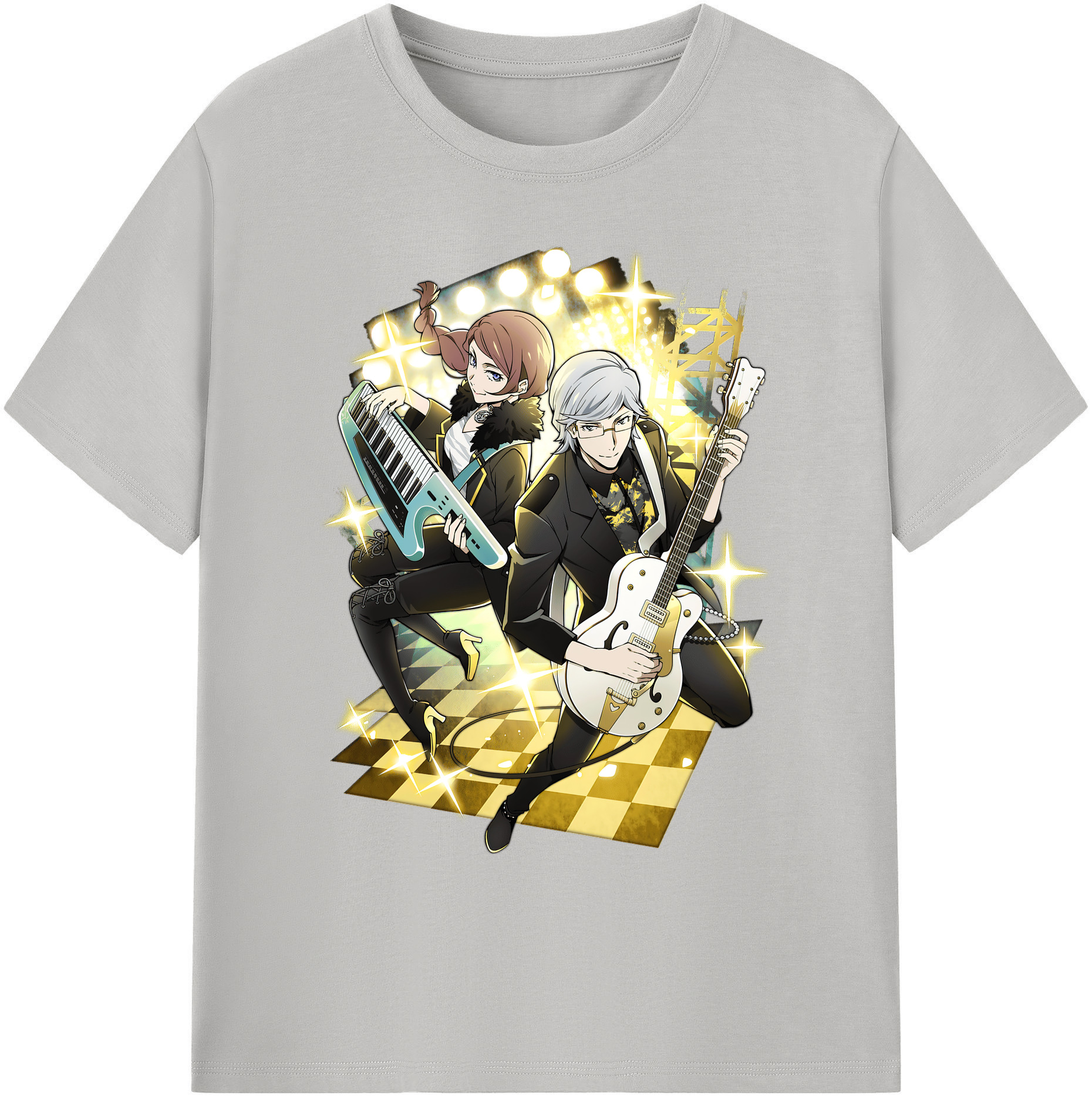 （画像用） 文豪ストレイドッグス Bungo Stray Dogs 綿100％ メンズ半袖Tシャツ｜肌触りやわらか＆通気性