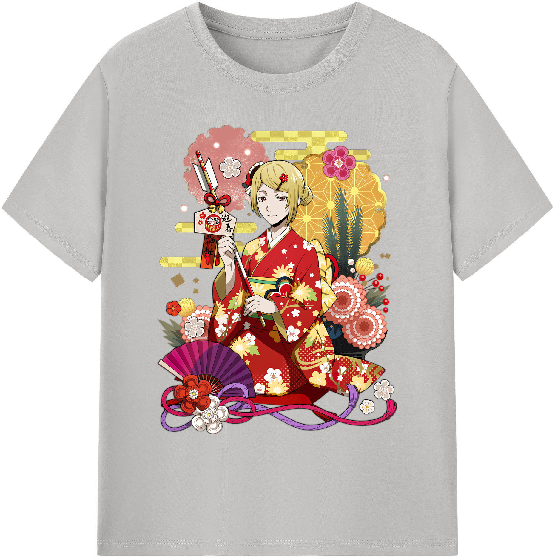 （画像用） 文豪ストレイドッグス Bungo Stray Dogs 綿100％ メンズ半袖Tシャツ｜肌触りやわらか＆通気性