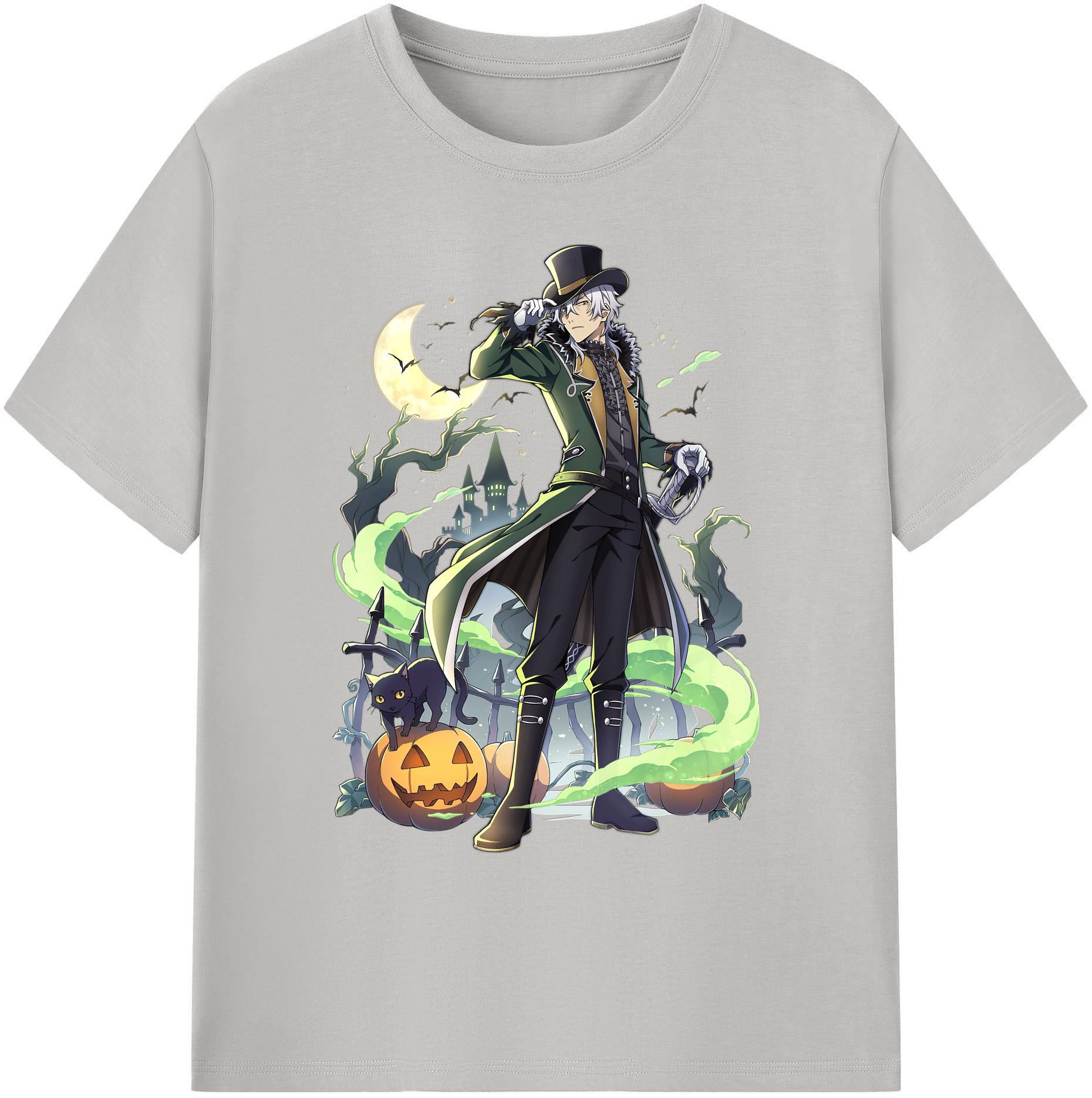 （画像用） 文豪ストレイドッグス Bungo Stray Dogs 綿100％ メンズ半袖Tシャツ｜肌触りやわらか＆通気性