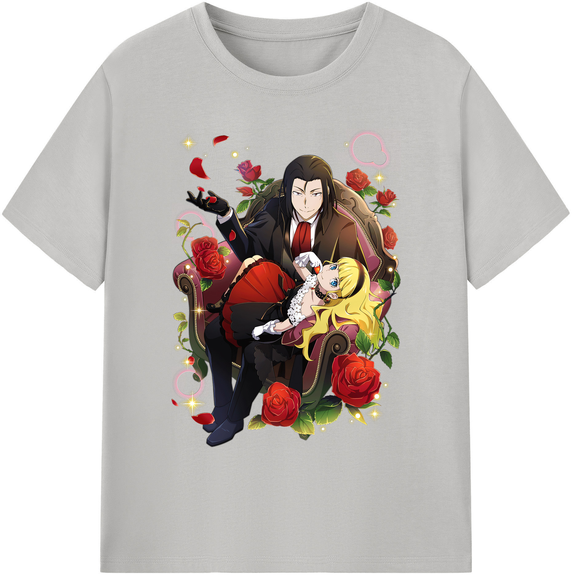 （画像用） 文豪ストレイドッグス Bungo Stray Dogs 綿100％ メンズ半袖Tシャツ｜肌触りやわらか＆通気性