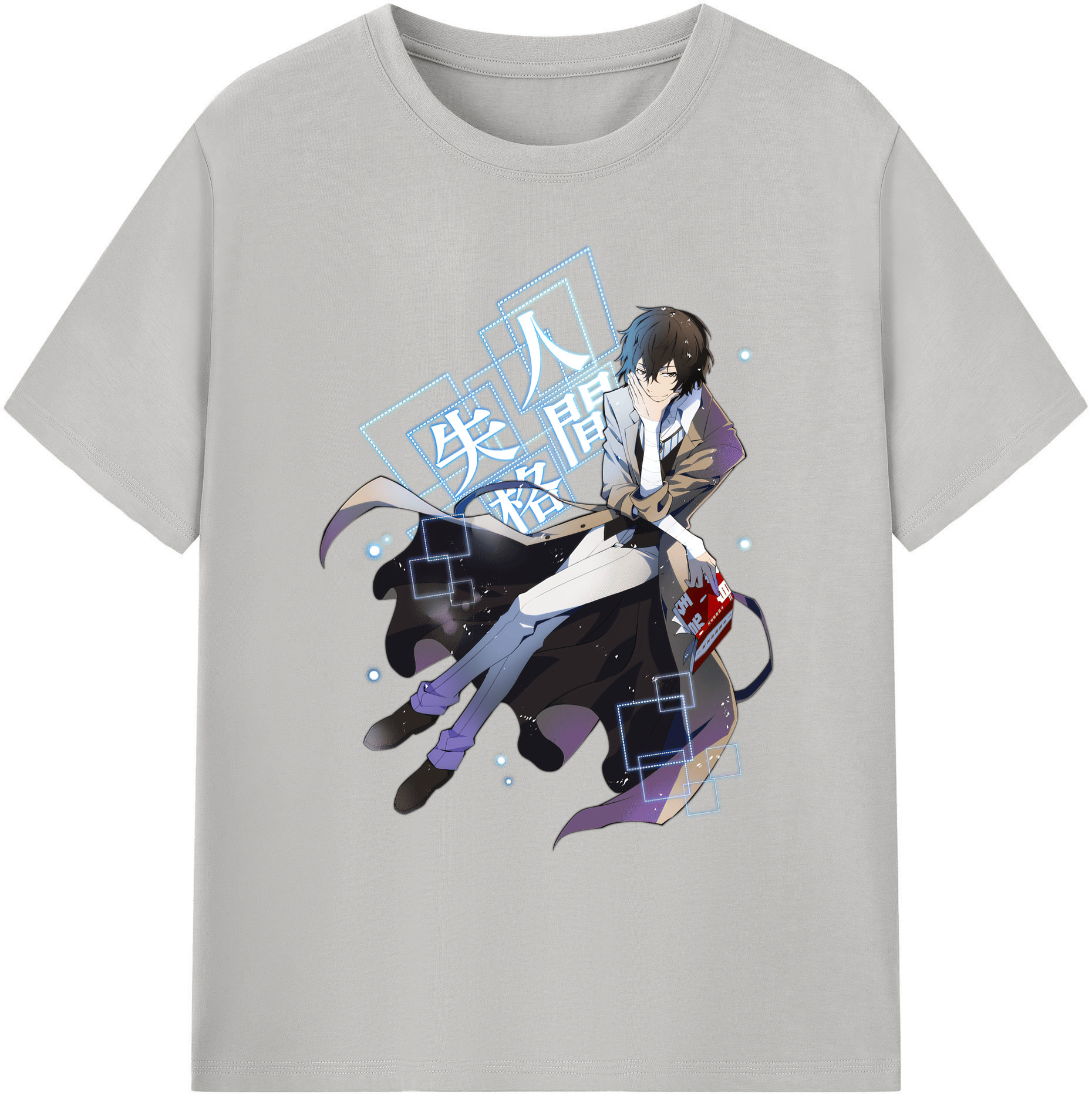 （画像用） 文豪ストレイドッグス Bungo Stray Dogs 綿100％ メンズ半袖Tシャツ｜肌触りやわらか＆通気性