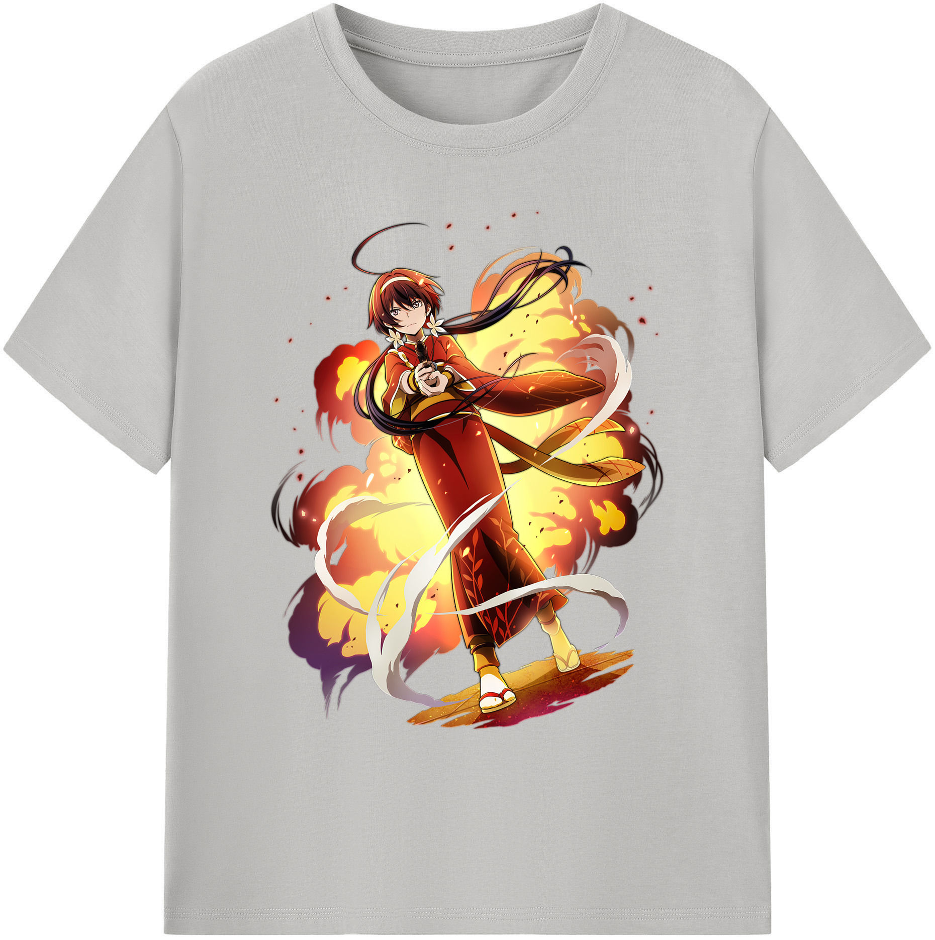 （画像用） 文豪ストレイドッグス Bungo Stray Dogs 綿100％ メンズ半袖Tシャツ｜肌触りやわらか＆通気性
