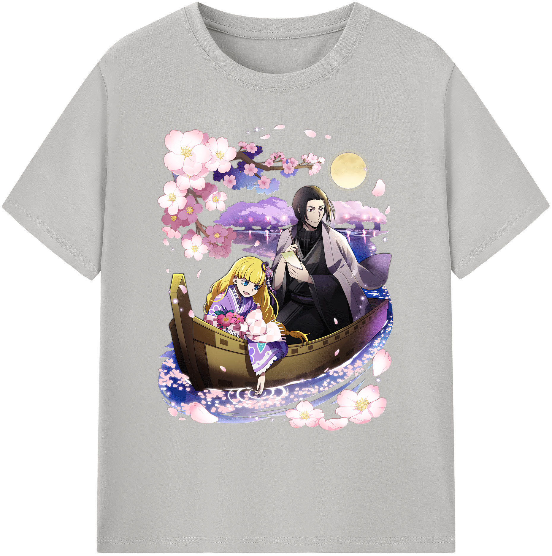 （画像用） 文豪ストレイドッグス Bungo Stray Dogs 綿100％ メンズ半袖Tシャツ｜肌触りやわらか＆通気性